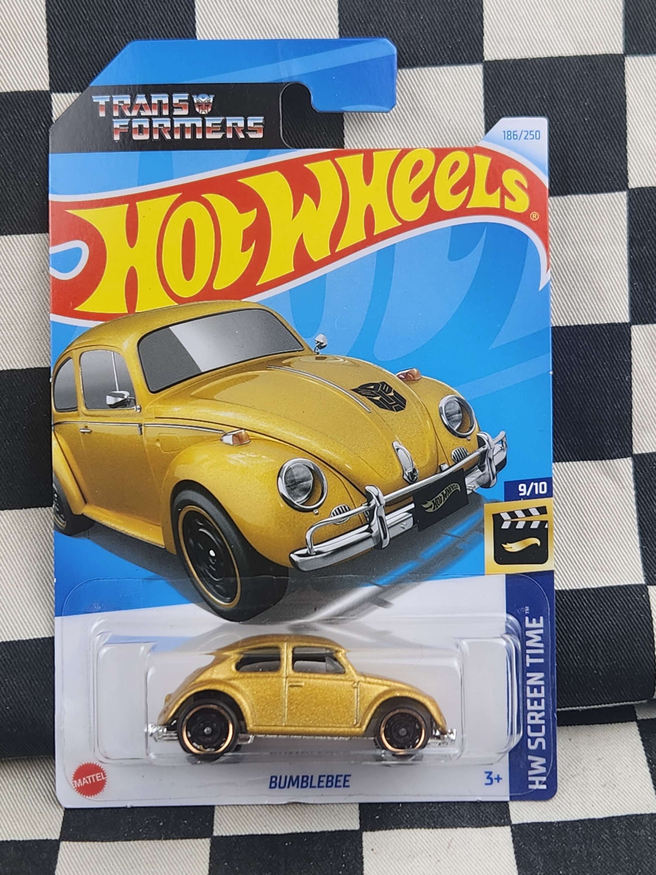 Hot Wheels 2024 Screen Time Transformers Bumblebee Volkswagen Beetle Gold