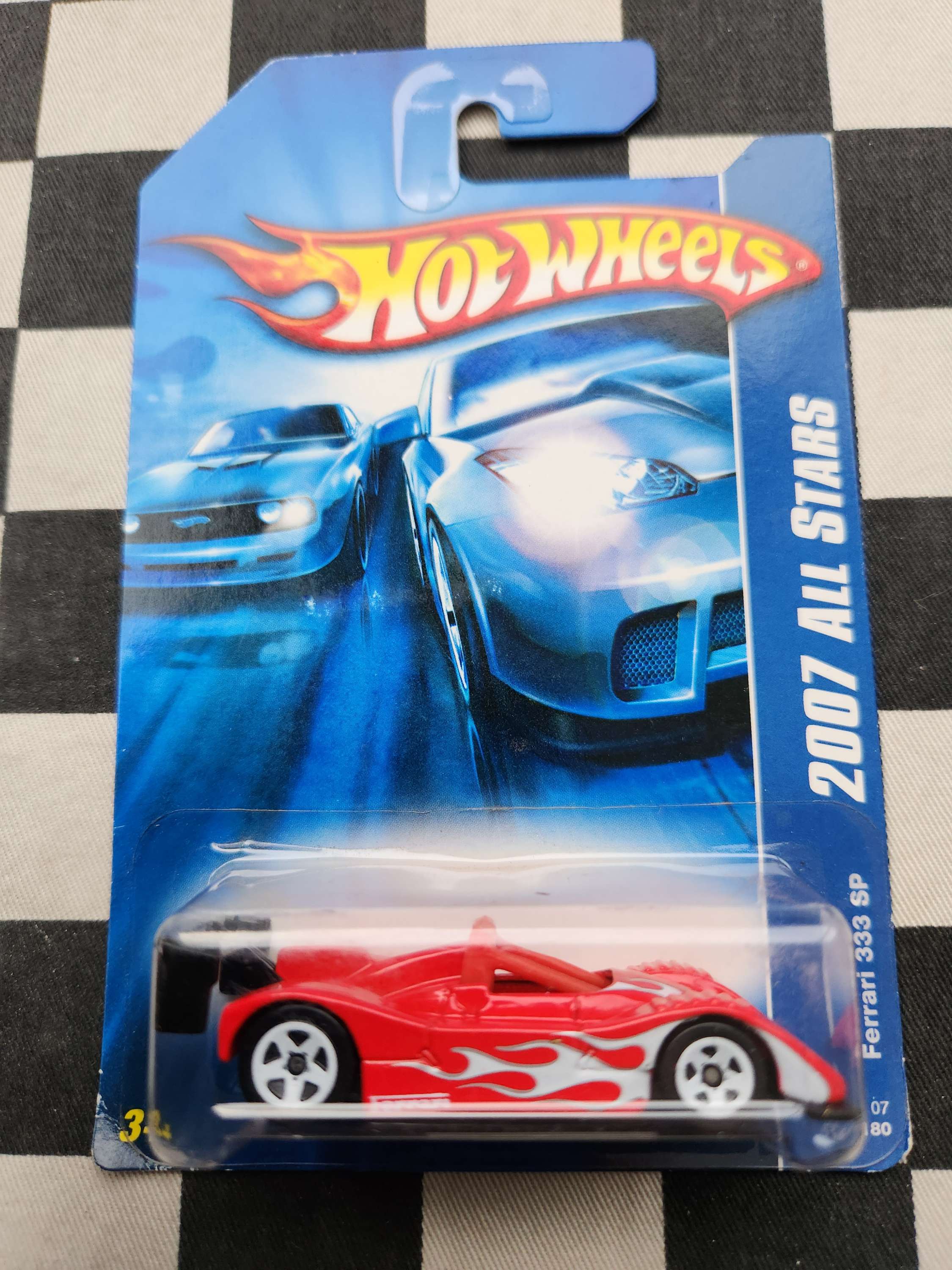 Hot Wheels 2007 All Stars Ferrari 333 SP Red