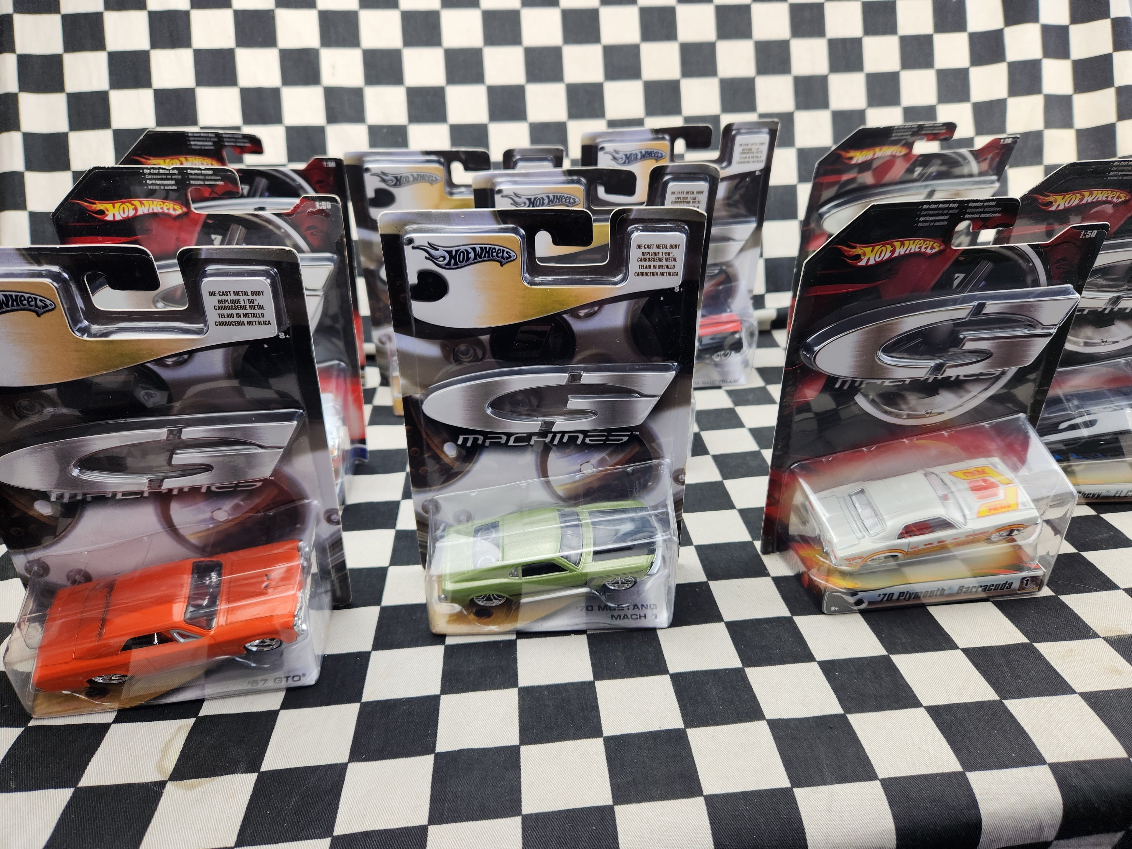 Hot Wheels G Machines 1/50 Scale Chev Ford Mopar Muscle Car Your Choice of