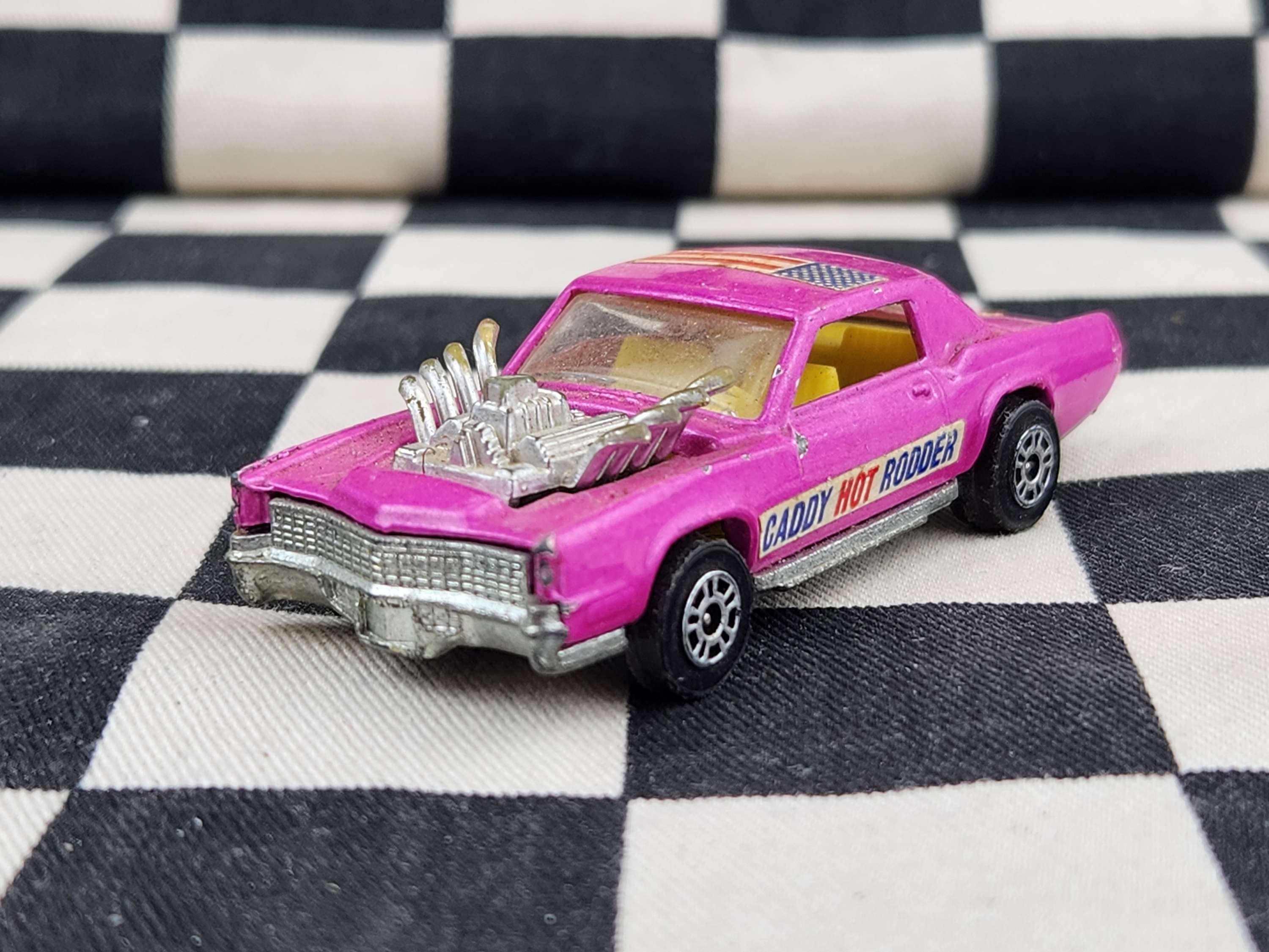 Vintage Loose Corgi Whizz Wheels Caddy Hot Rodder Cadillac Eldorado Pink VHTF