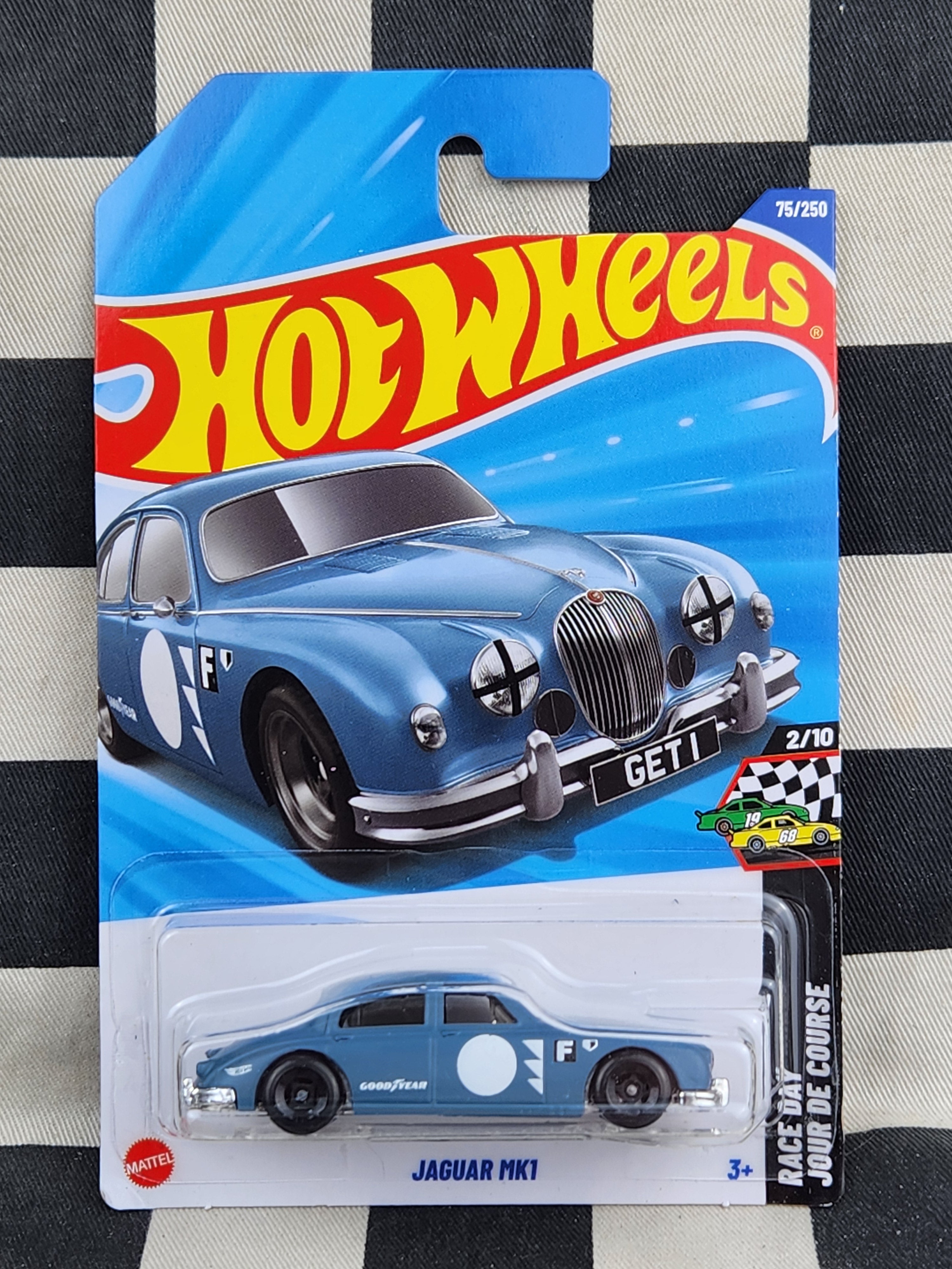 Hot Wheels 2025 Race Day Jaguar MK1 Bluish Grey