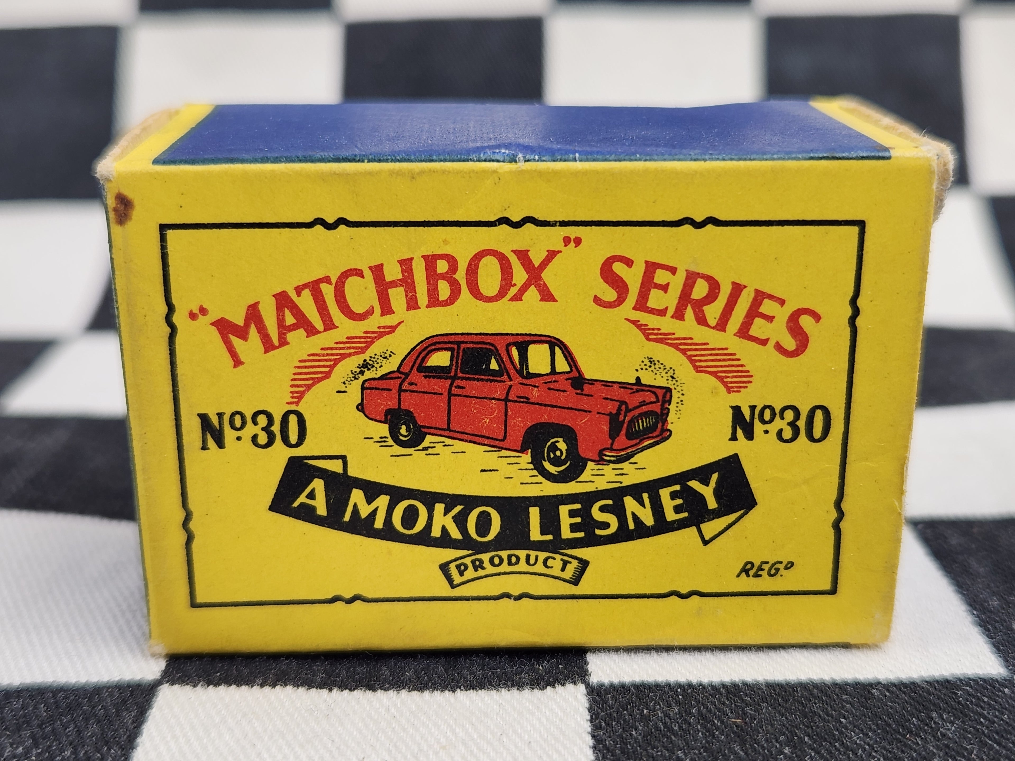 Matchbox Lesney Moko No30 Ford Prefect in Original Box