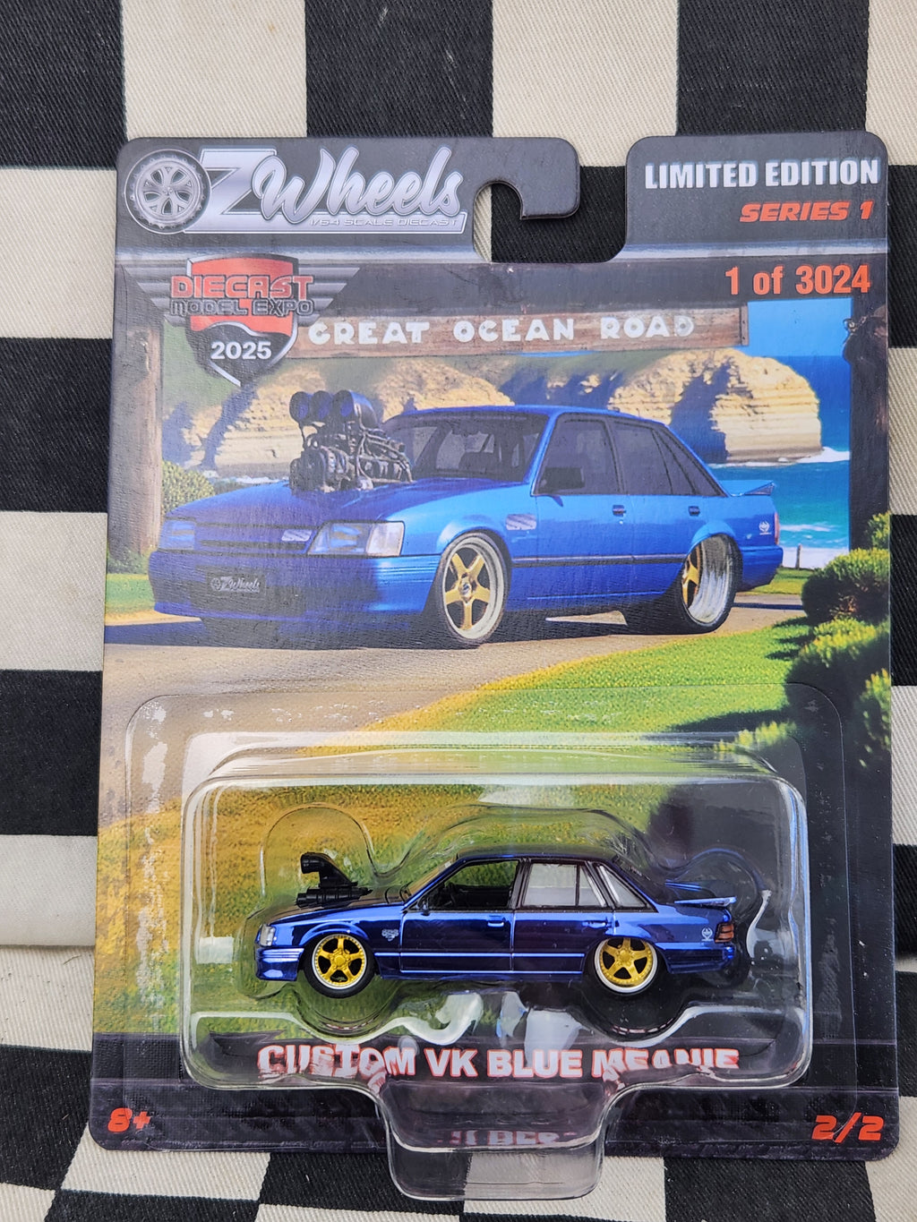 OZ Wheels 2025 Diecast Expo SUPER CHASE VK Blue Meanie