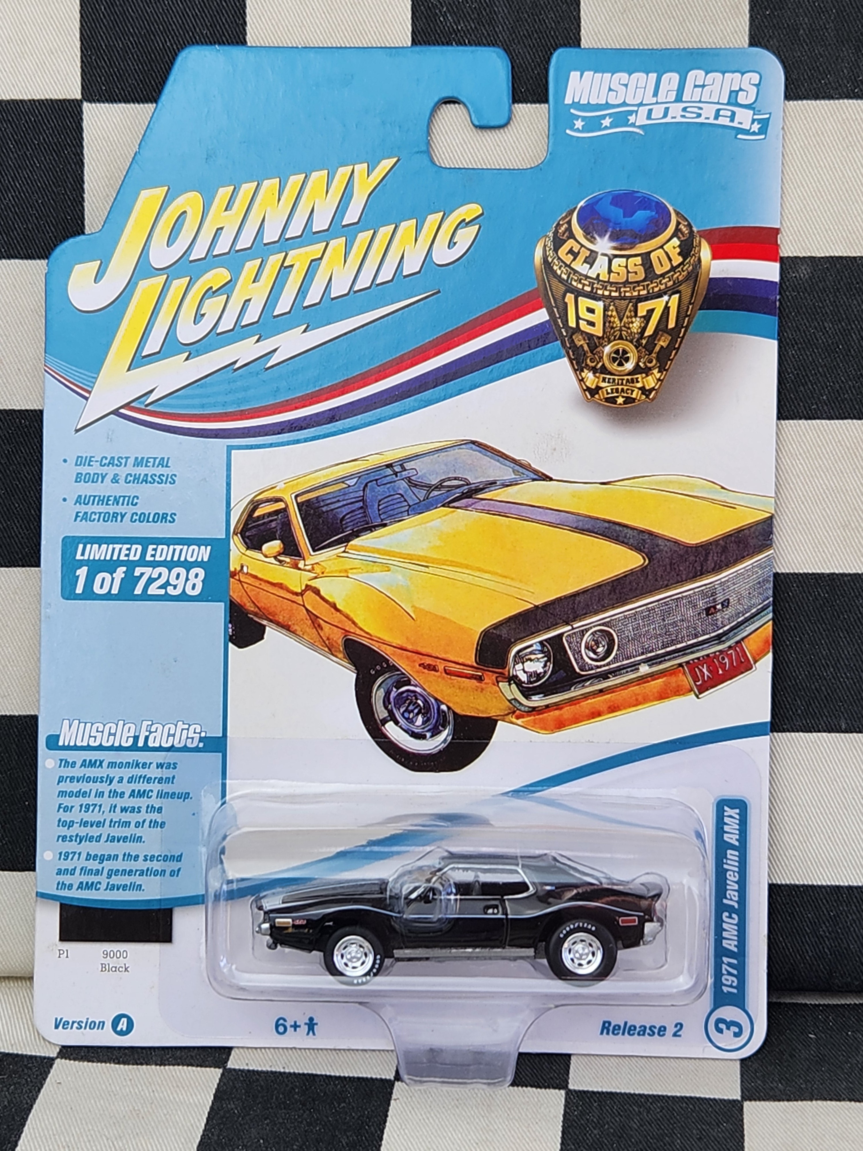 Johnny Lightning 1971 AMC Javelin AMX Black