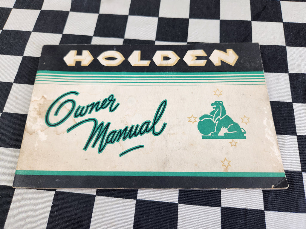 Holden FB Original Owners Manual Handbook Nasco