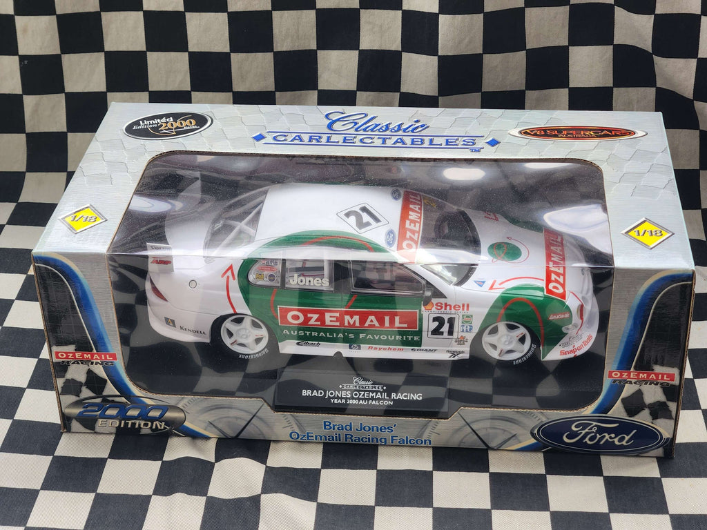Classic Carlectables 1/18 Brad Jones Ozemail Racing 2000 AU Falcon