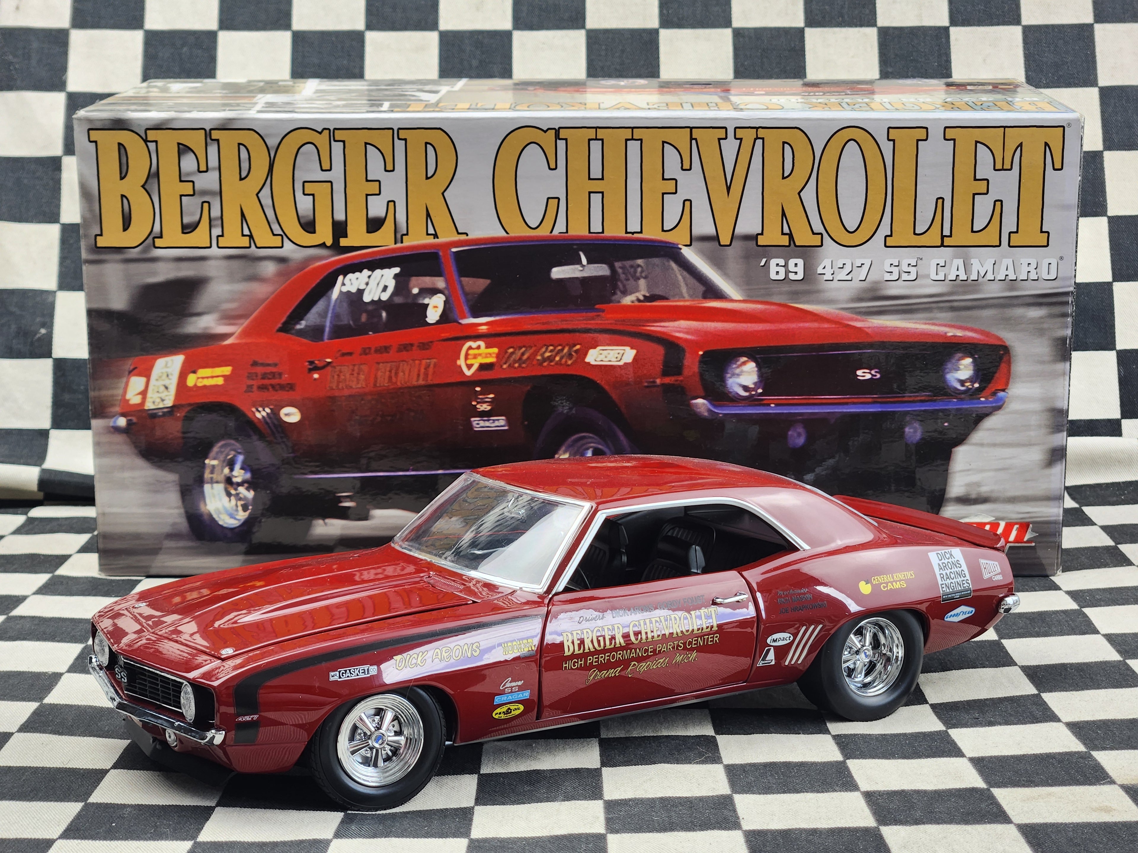 Rare 1/18 GMP Berger Chevrolet 1969 427 SS Camaro
