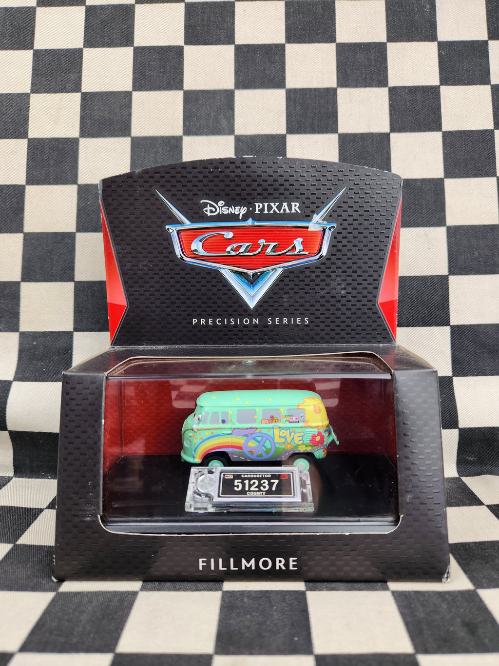Disney Pixar Cars 2016 Precision Series Fillmore 1960 Volkswagen Transporter T1