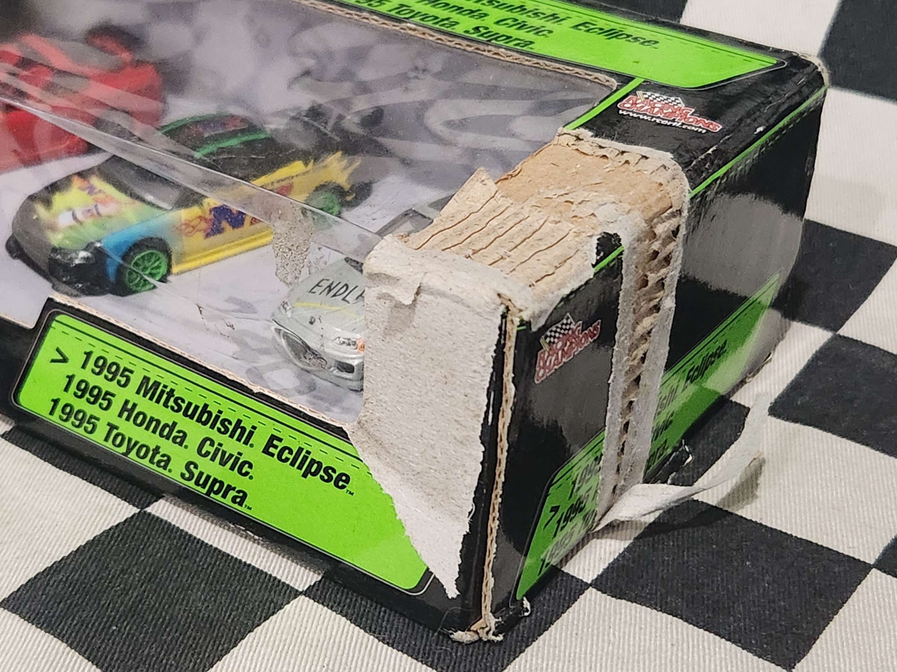 Racing Champions Fast & Furious 3 Car Set Toyota Supra Honda Civic Mitsubishi