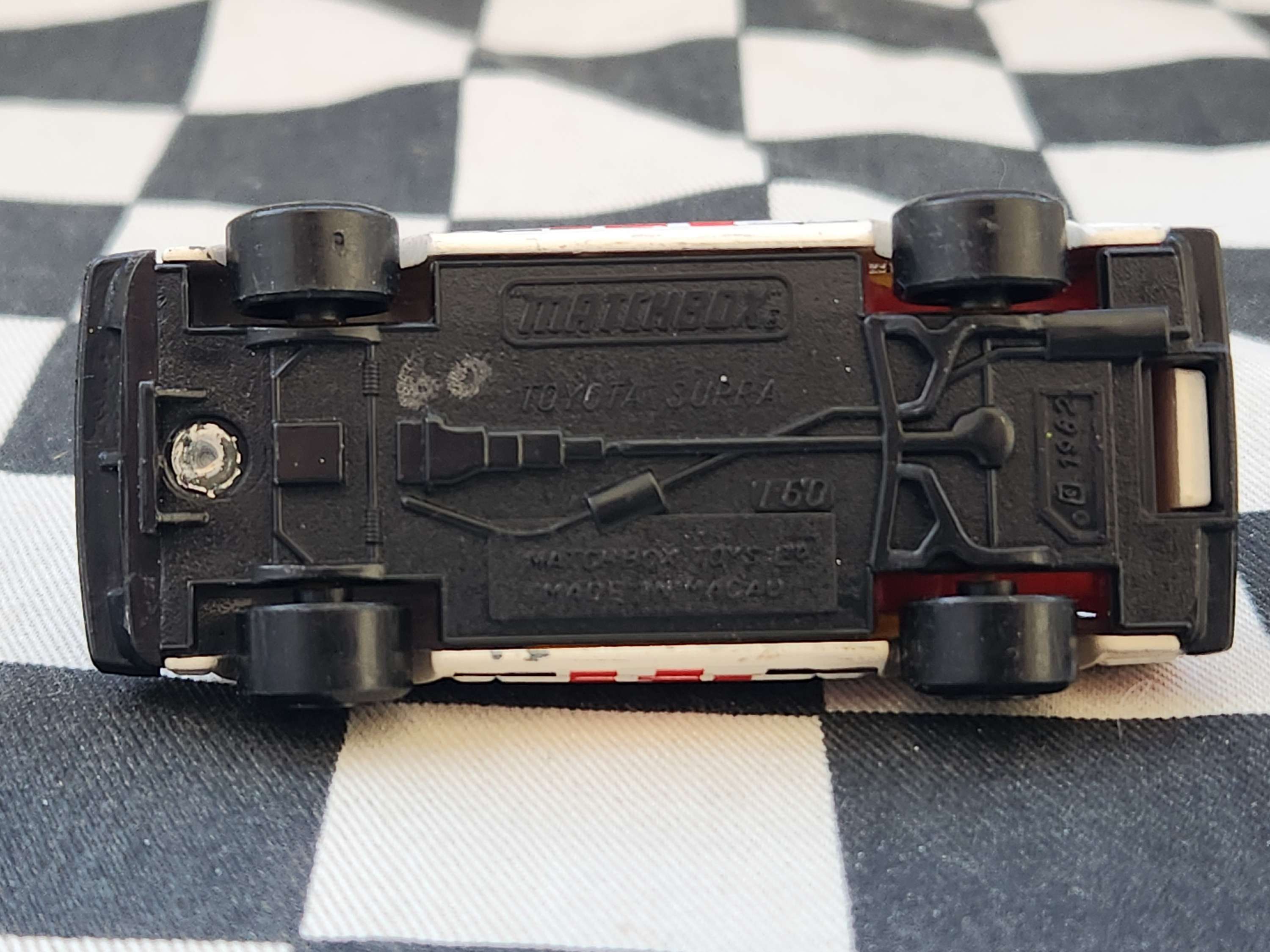 Vintage Loose Matchbox Toyota Supra #41 White