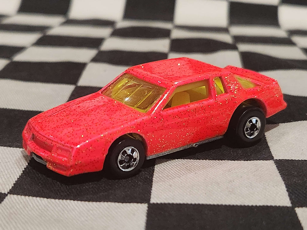 Vintage Loose Hot Wheels Blackwall Chevy Stockcar Monte Carlo Pink Glitter