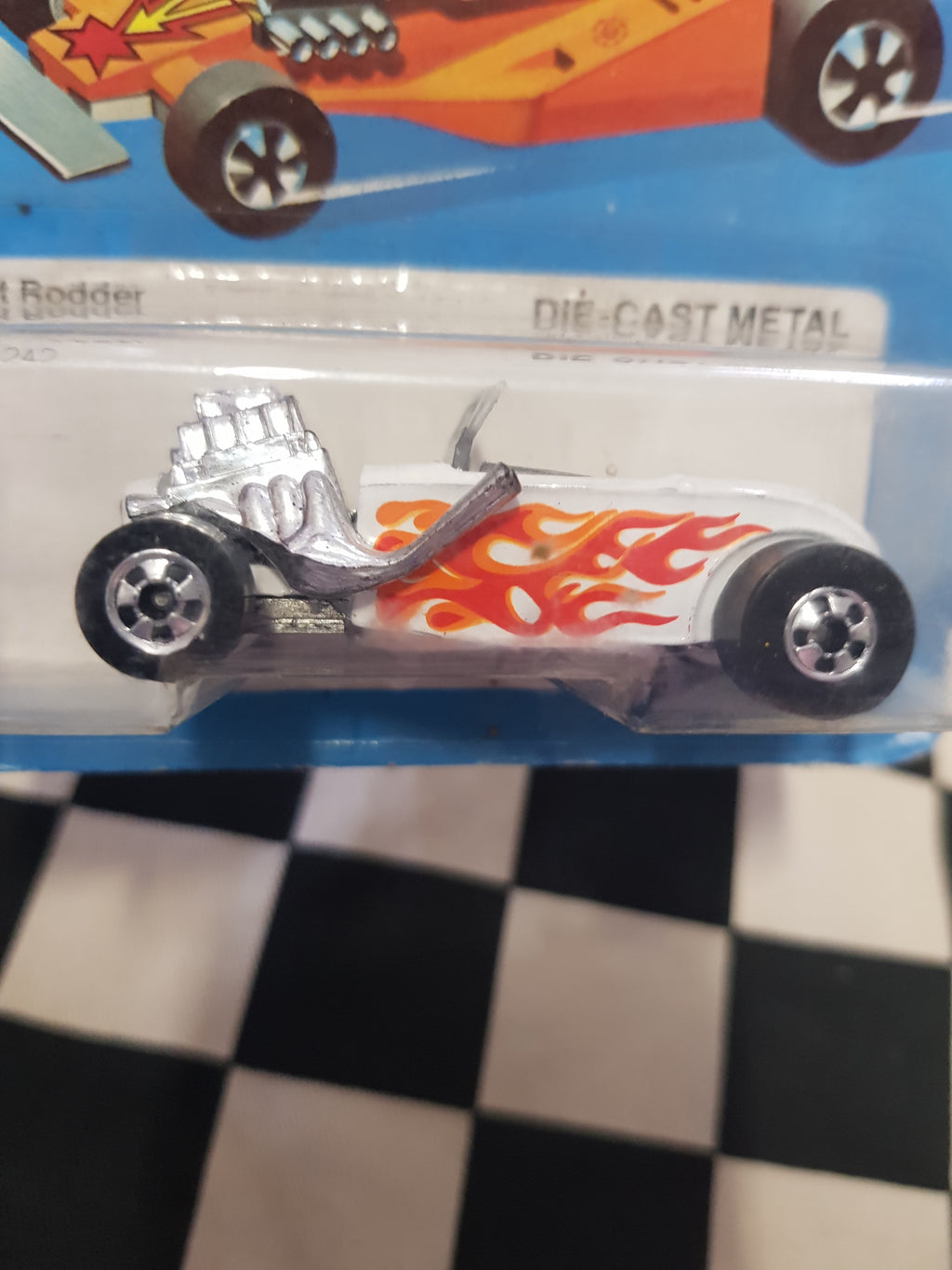 Vintage Hot Wheels Street Rodder ERROR Blackwalls Unpunched Card