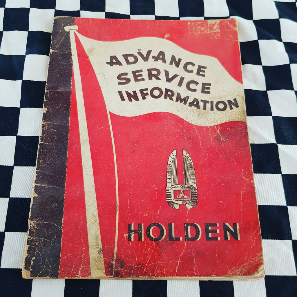 The Holy Grail! Ultra Rare Advance Service Information 1948 Holden Manual FX