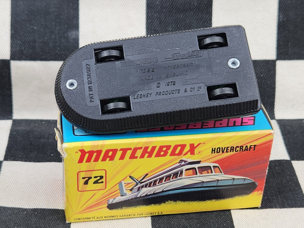Vintage Matchbox Superfast Hovercraft in Original Box
