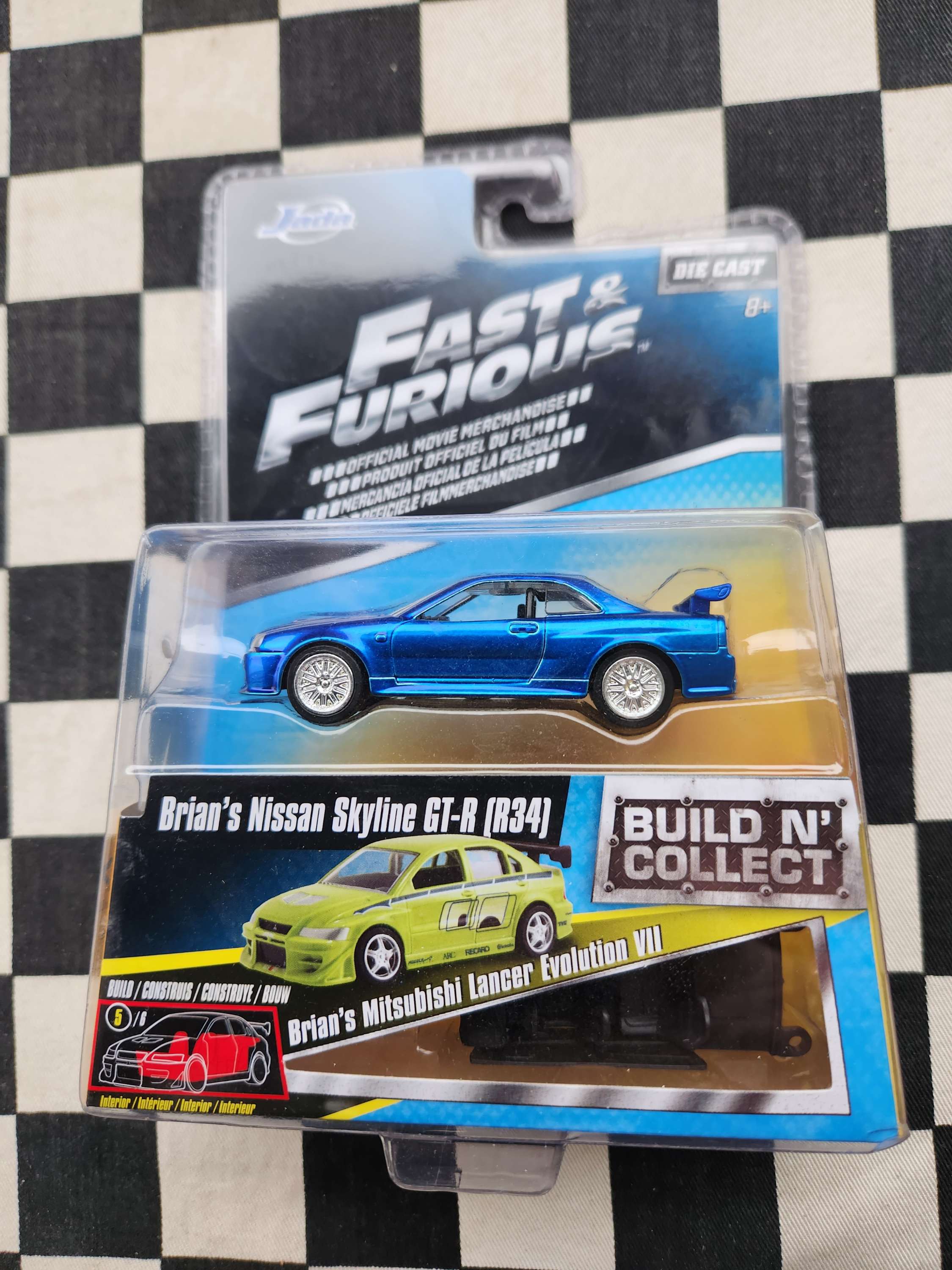 Jada Fast & Furious Build & Collect Brian's Nissan Skyline GT-R R34
