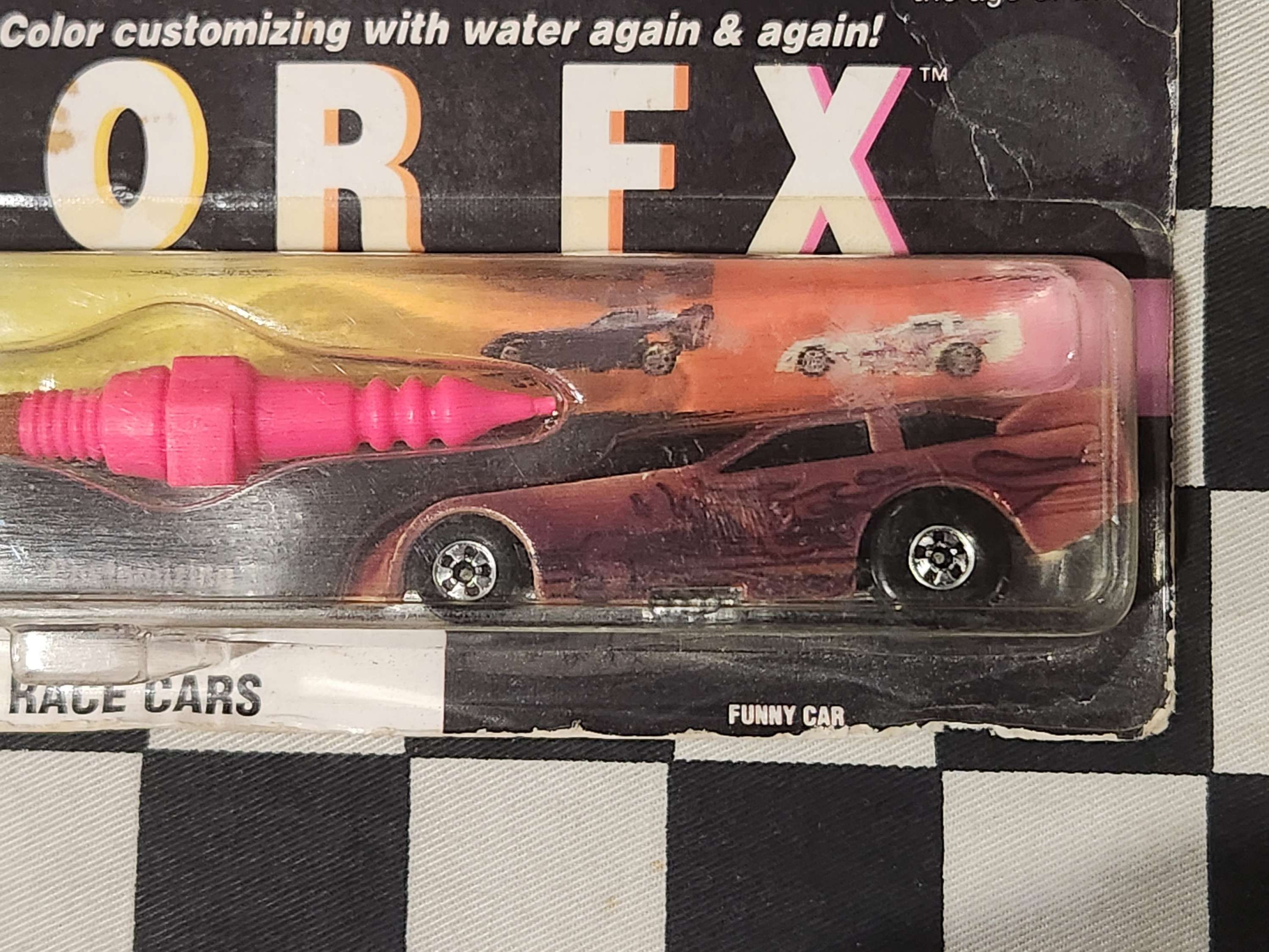 Hot Wheels 1993 Colour FX Race Cars Twin Pack 93 TBird /Funnycar