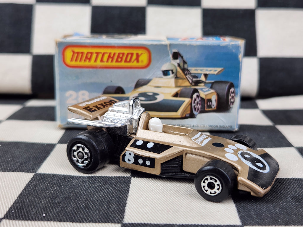 Vintage Boxed Matchbox Superfast Formula Racing Car