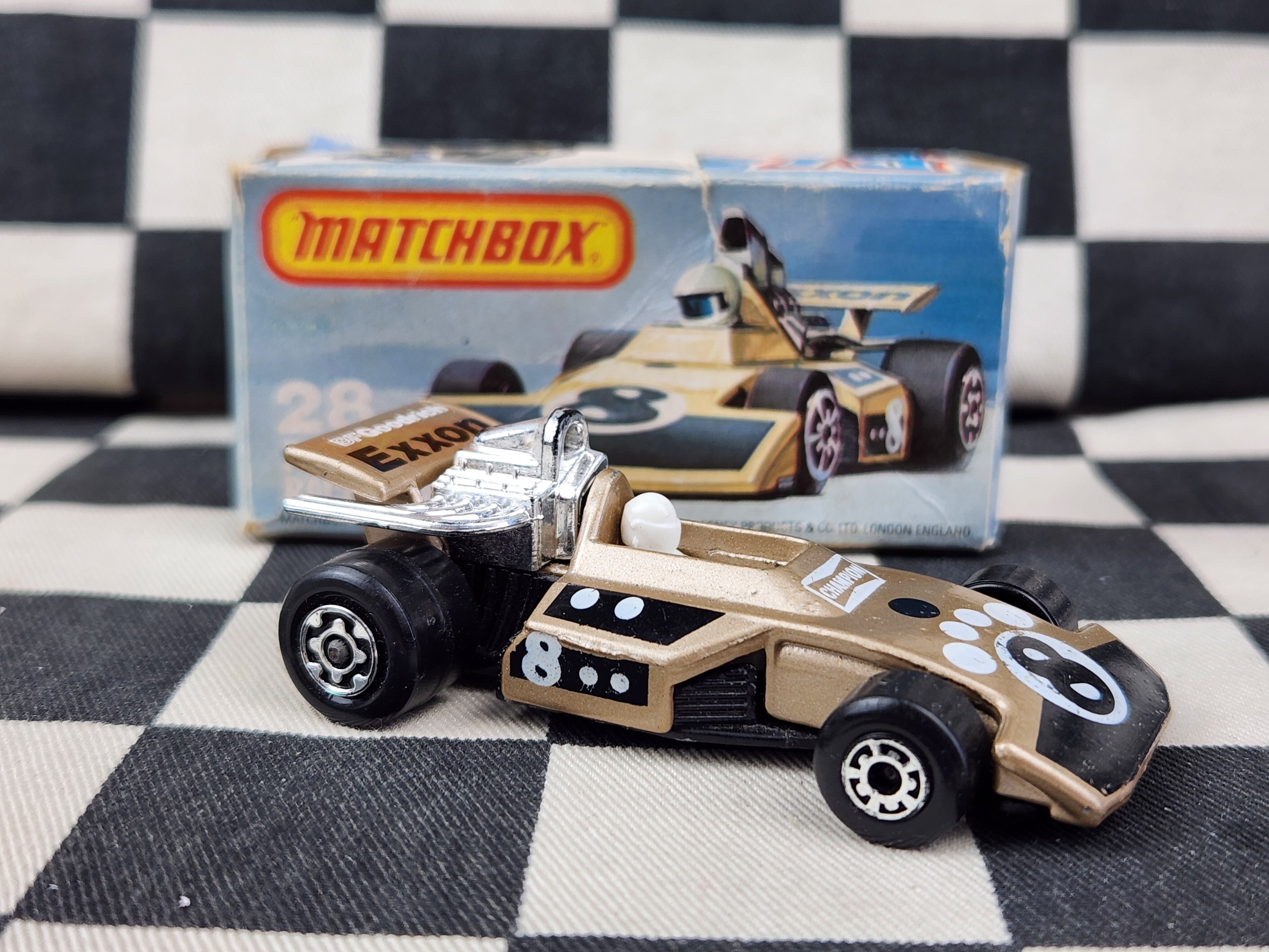 Vintage Boxed Matchbox Superfast Formula Racing Car