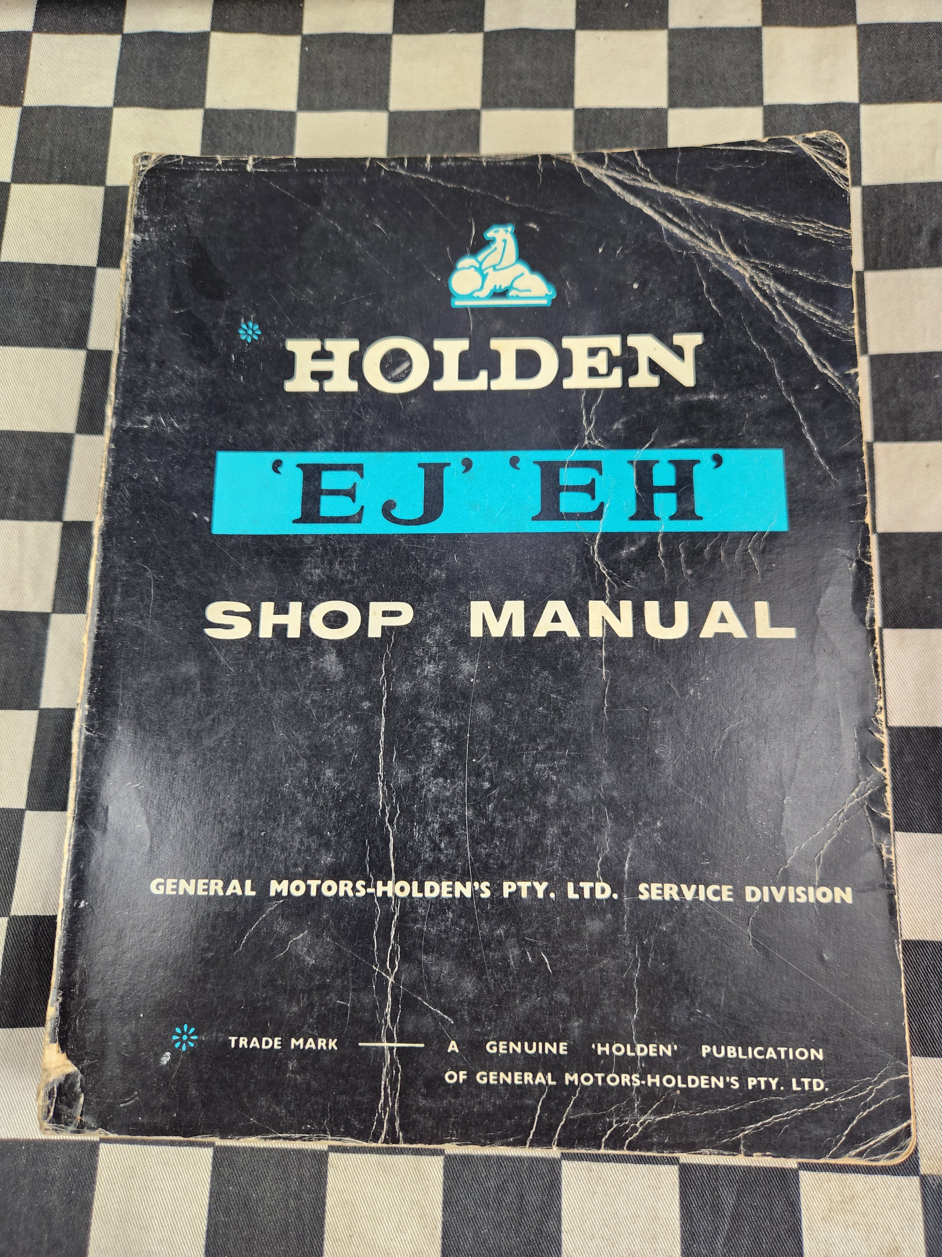 Genuine EJ EH Holden Workshop Manual Hard to Find!