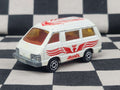 Vintage Loose Majorette Toyota Lite Ace Eagle Van White