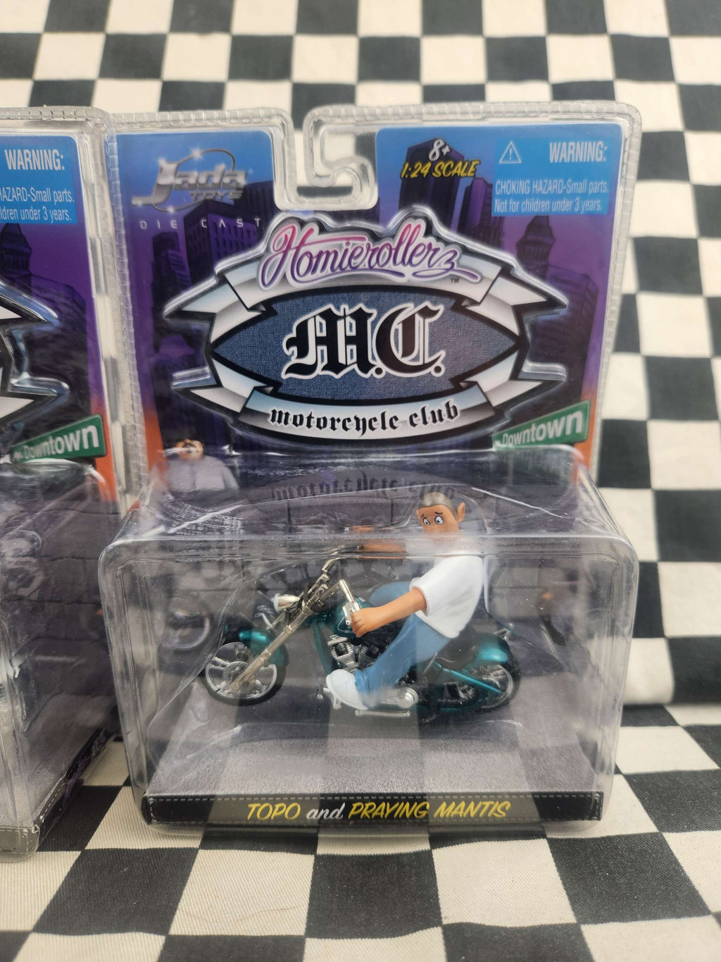 RARE! Jada Homie Rollers Motorcycle Club 1/24 Scale Bike & Rider Your Choice Of