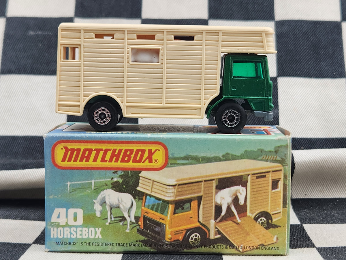 Houston Rodeo Matchbox Vintage 1977 Matchbox Horsebox Truck in Original Box – Kustom Kollector