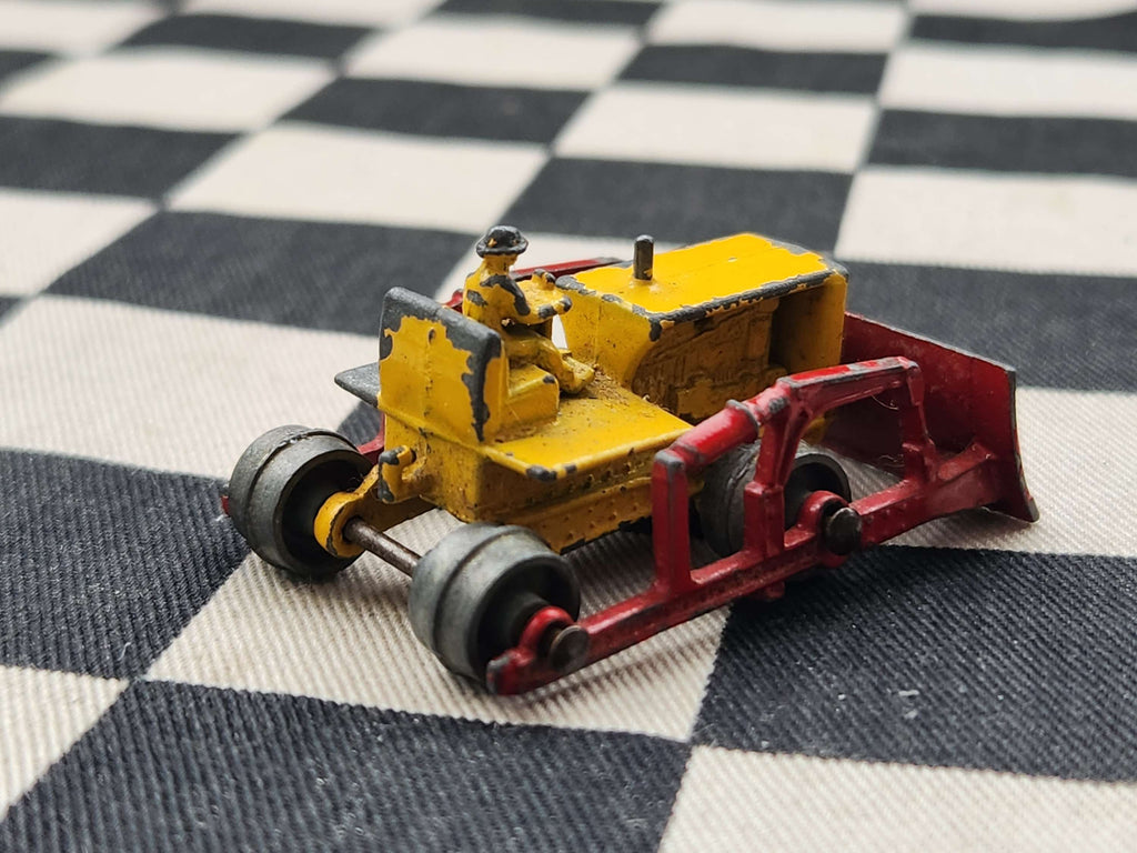Vintage Loose Lesney Moko #18 Caterpillar Bulldozer