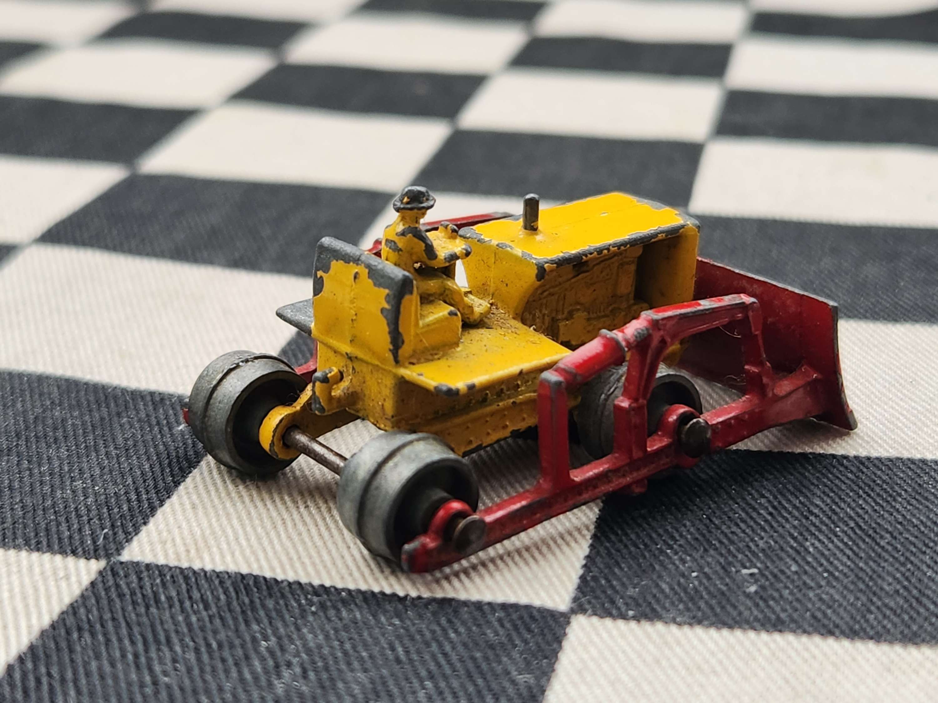 Vintage Loose Lesney Moko #18 Caterpillar Bulldozer