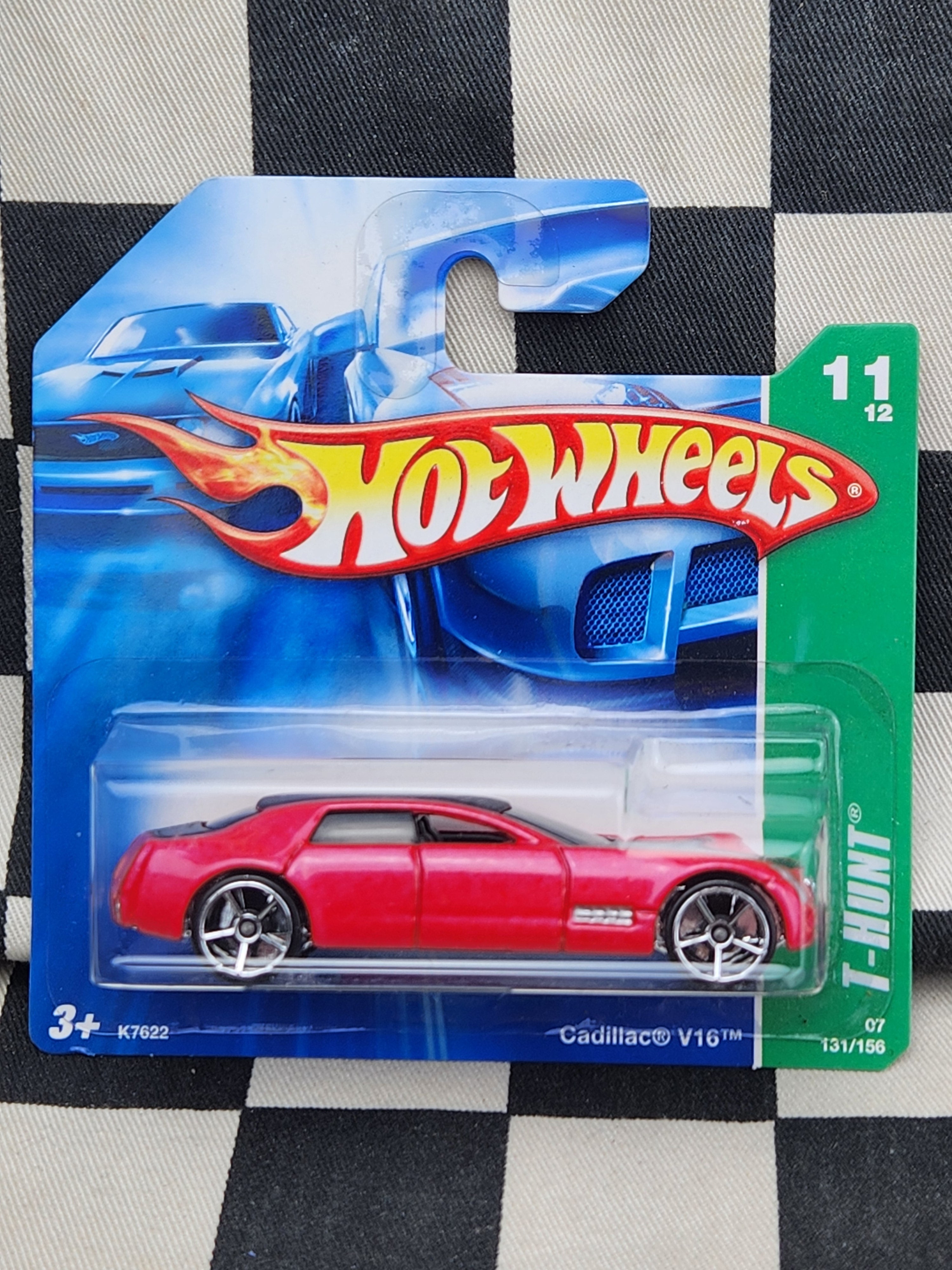 Hot Wheels 2007 TREASURE HUNT Cadillac V16 Short Card