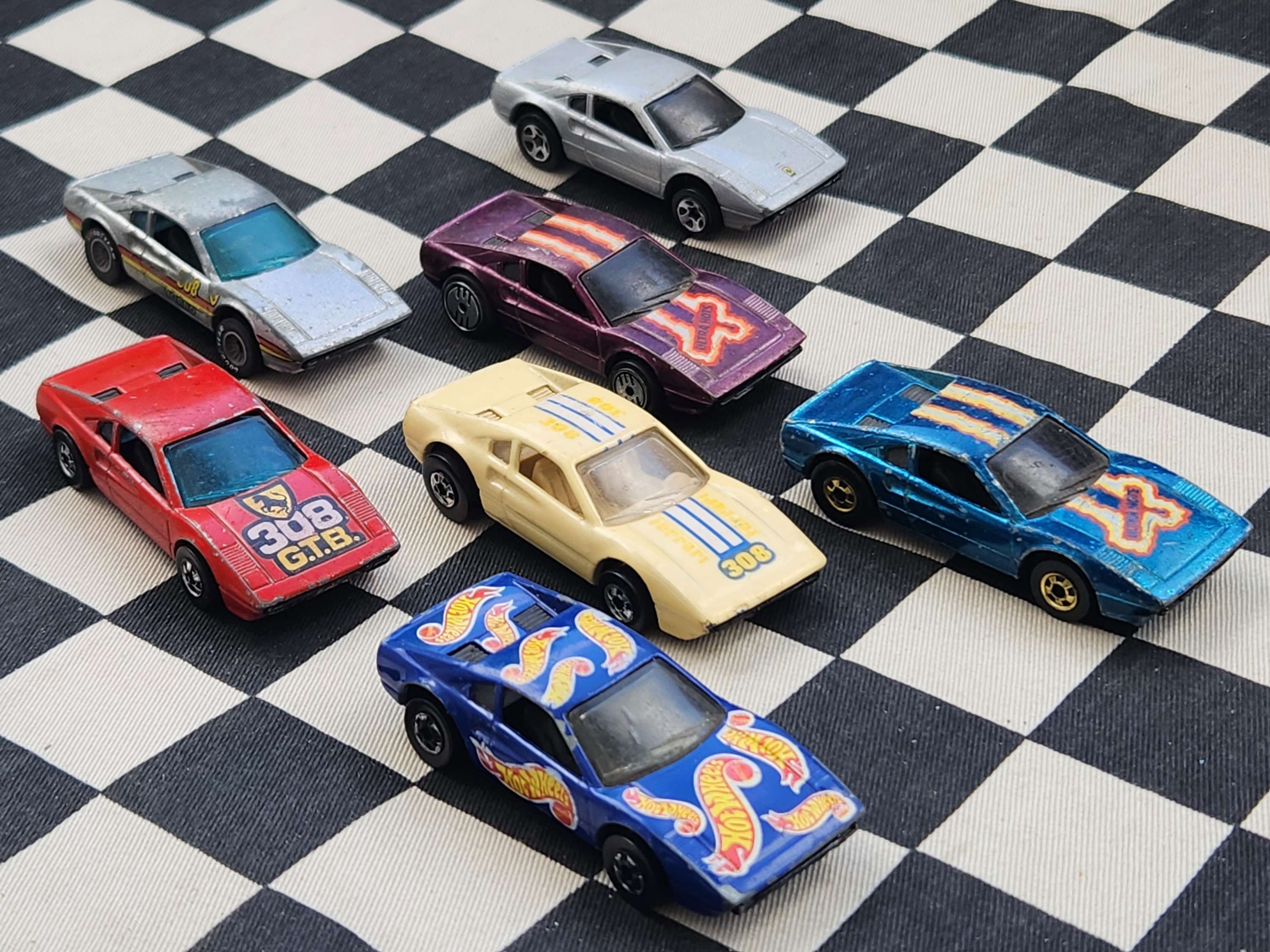 Vintage Loose Hot Wheels Ferrari 308 /Racebait 308/ Quick Trik Your Choice of