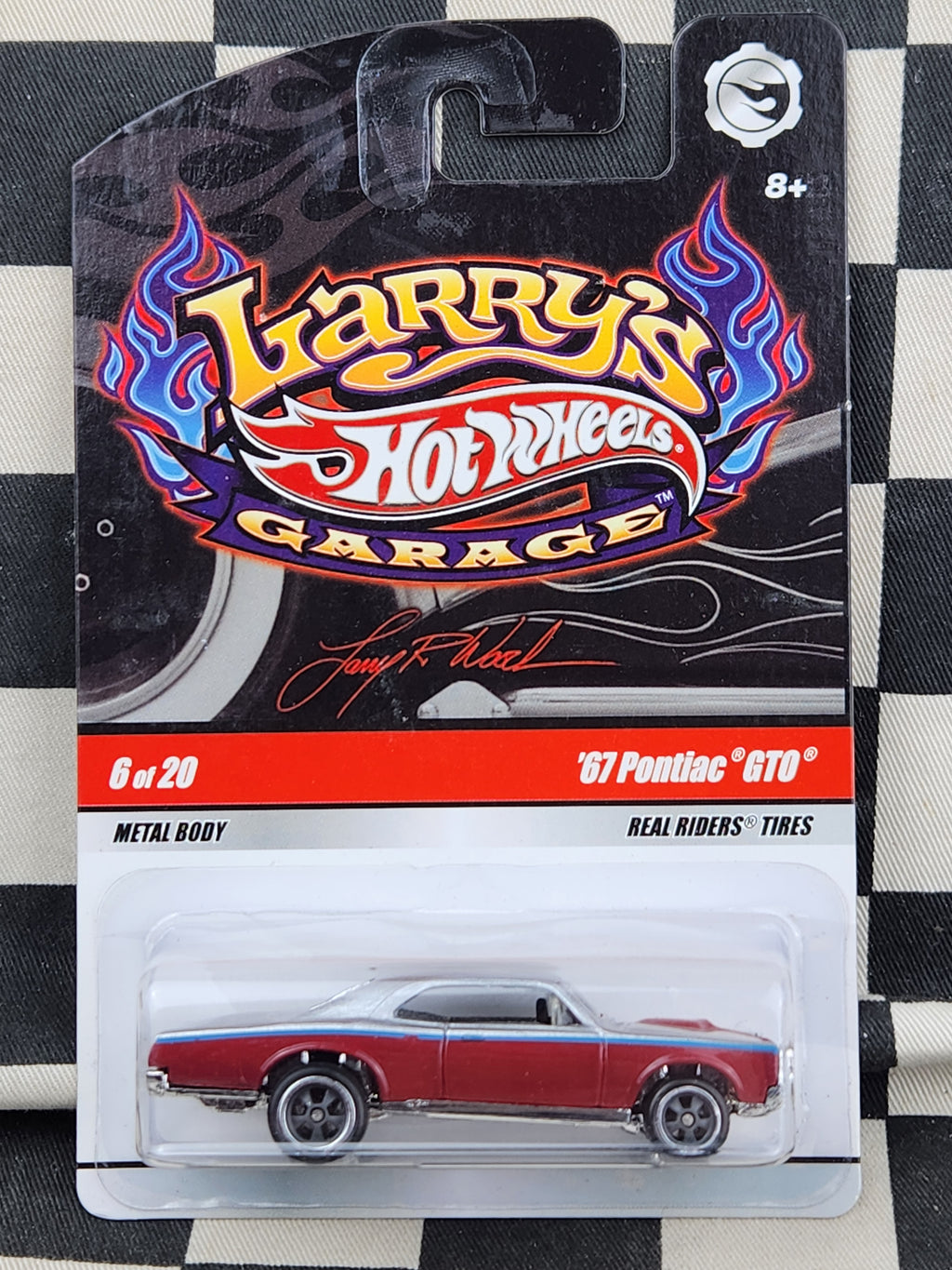 Hot Wheels Larry's Garage SIGNED CHASE  67 Pontiac GTO