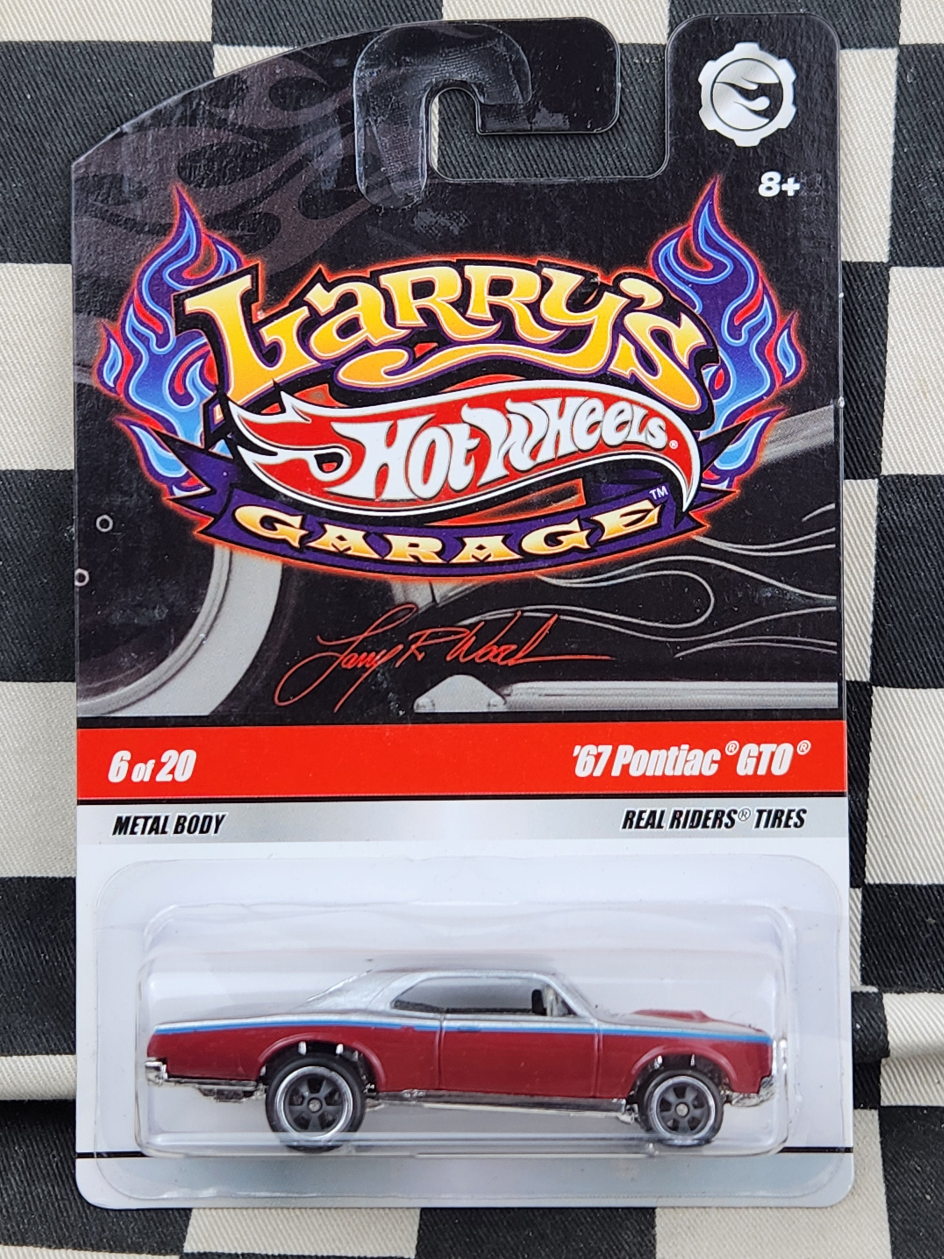 Hot Wheels Larry's Garage SIGNED CHASE  67 Pontiac GTO