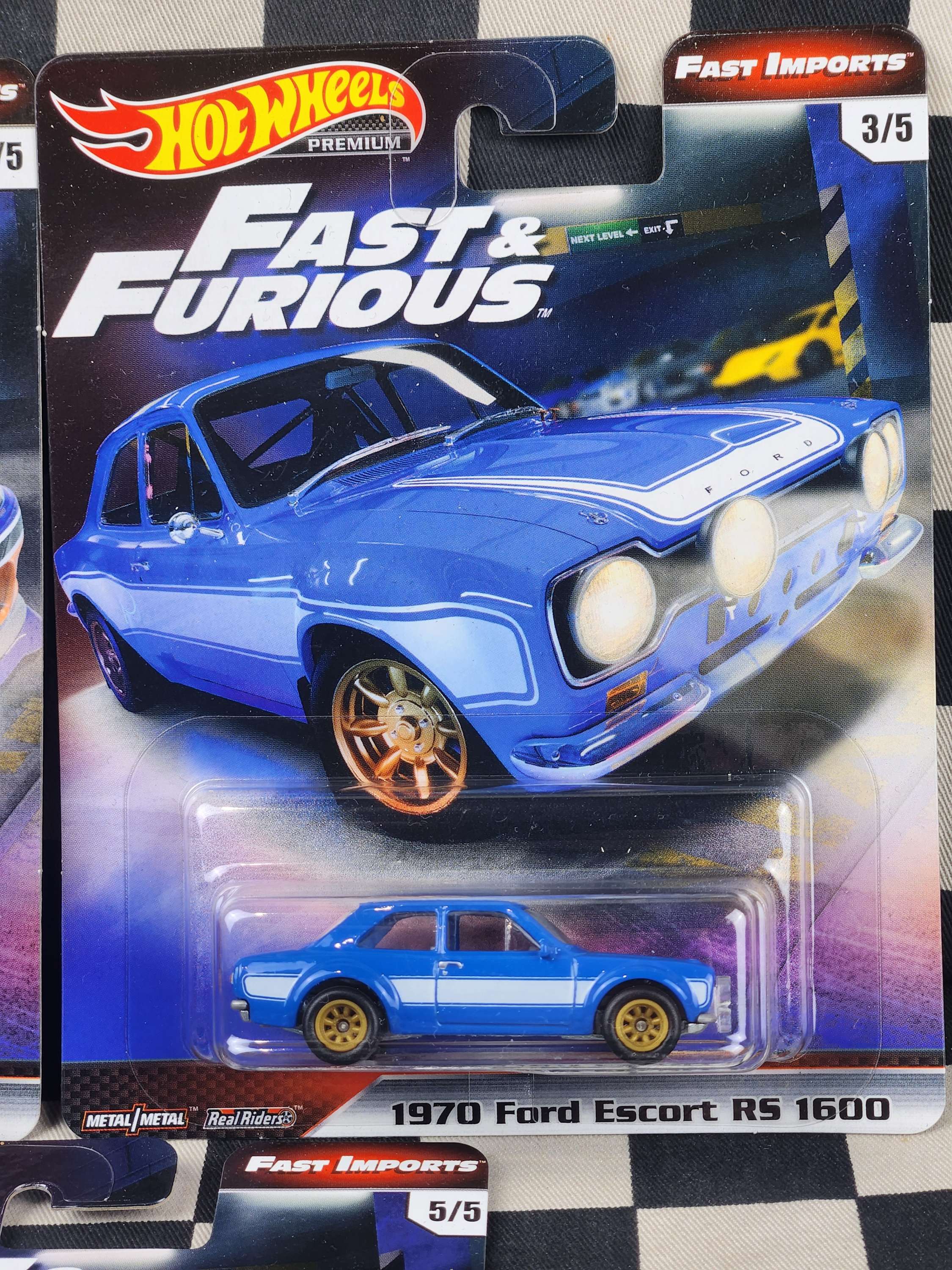 Hot Wheels Fast & Furious Fast Imports Set 5 Cars Nissan Skyline Silvia Escort