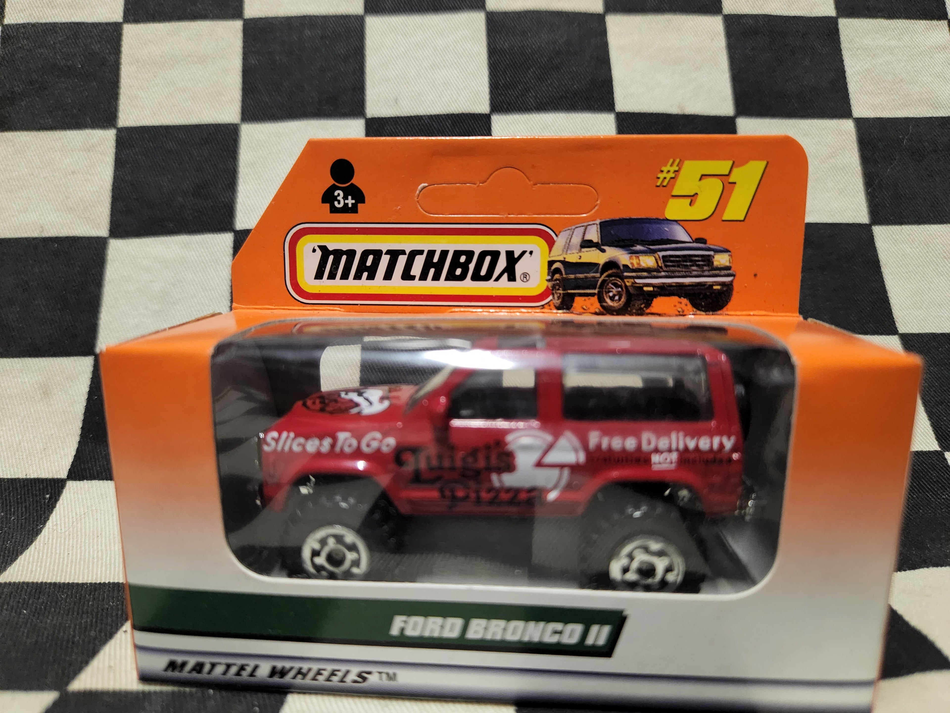Matchbox #51 Ford Bronco II Red