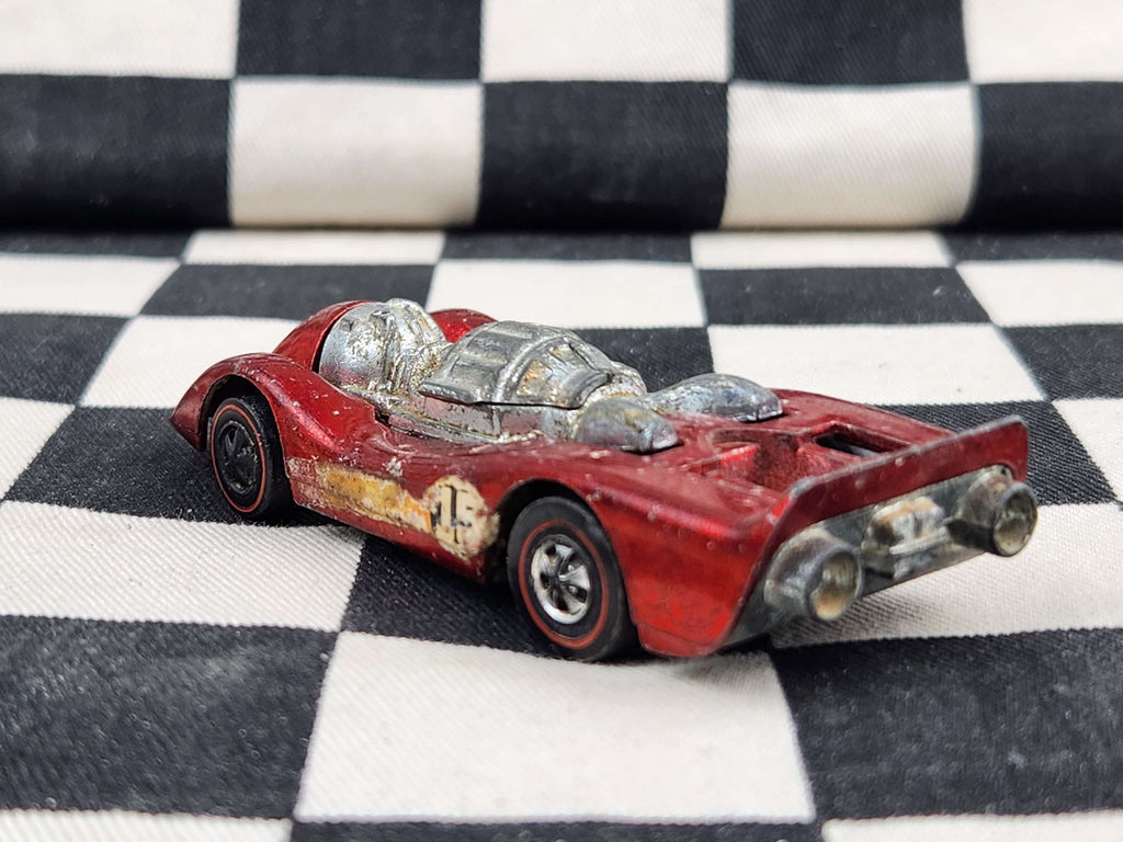 Hot Wheels Redline Jet Threat Spectraflame Red Hong Kong
