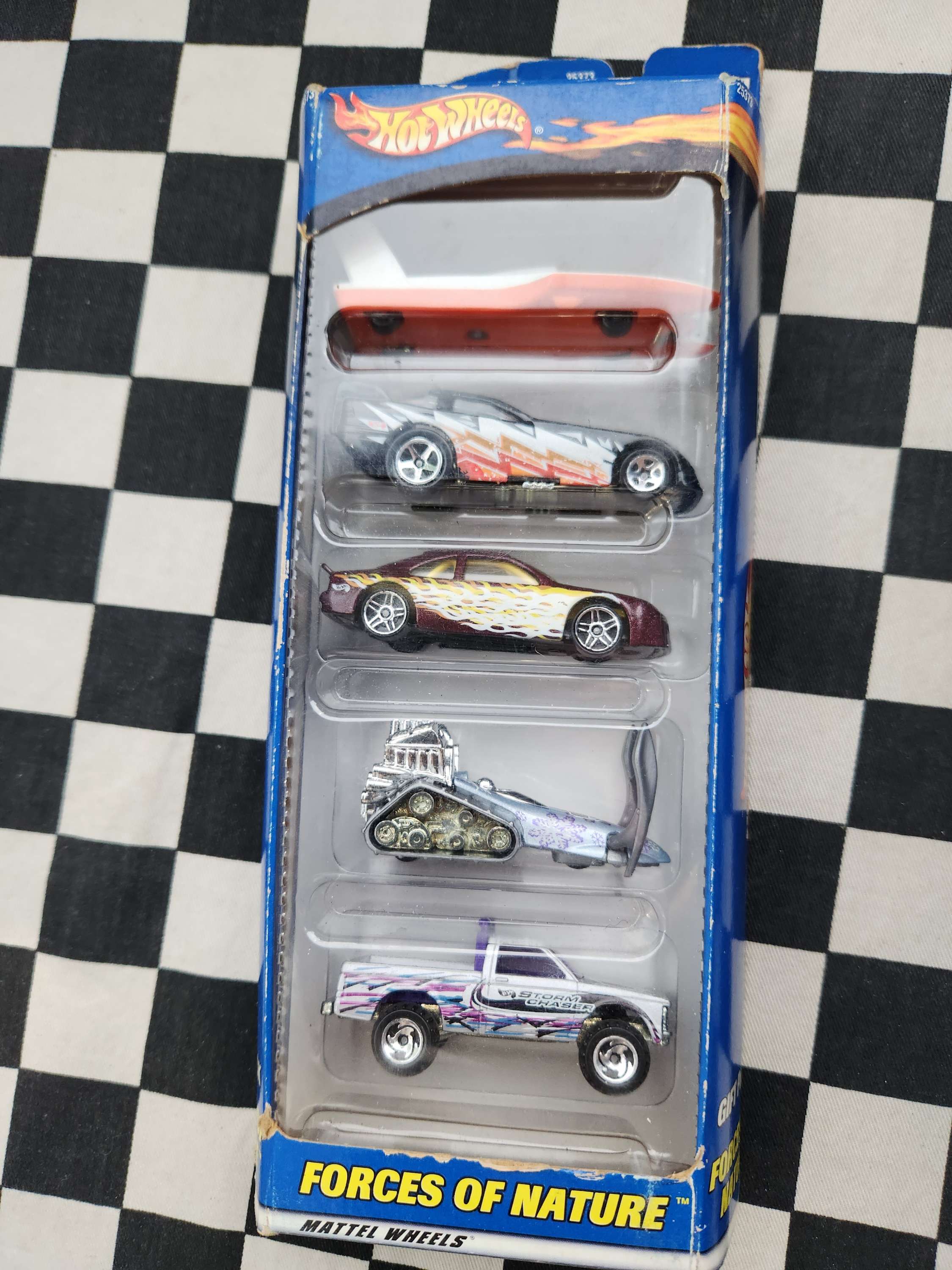 Hotwheels 2000 Forces of Nature Exclusive 5 Pack Drag Car Hot Rod