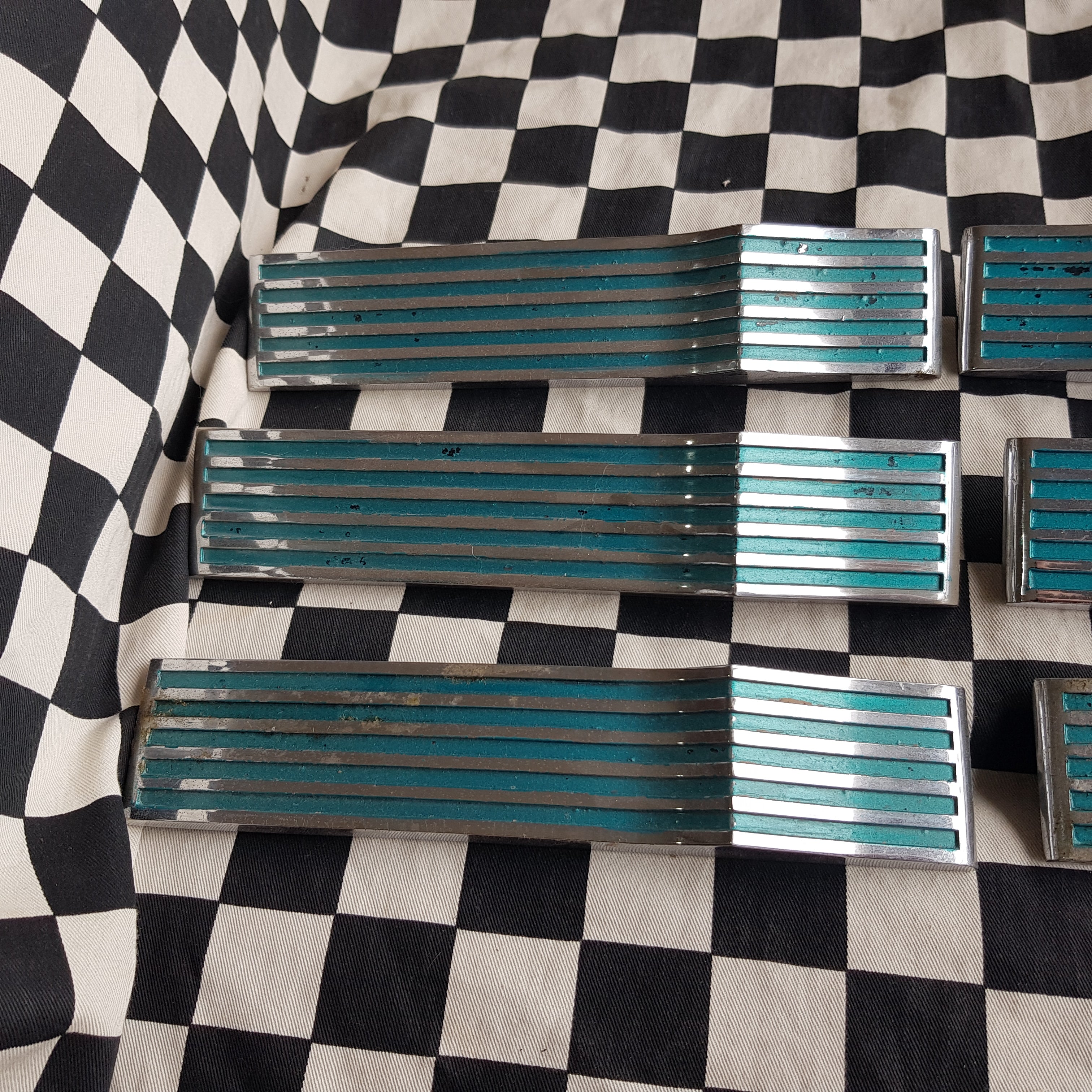 1962 Ford Thunderbird Rear Side Spears/Badges Full Set of 6