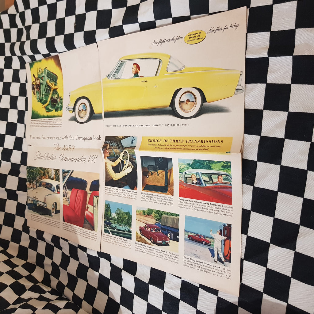Original Full Colour 1953 Studebaker Sales Brochure