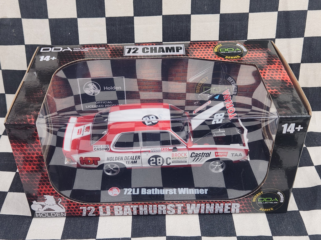 DDA 1:24 1972 Bathurst Winner Brock Holden LJ Torana GTR XU1