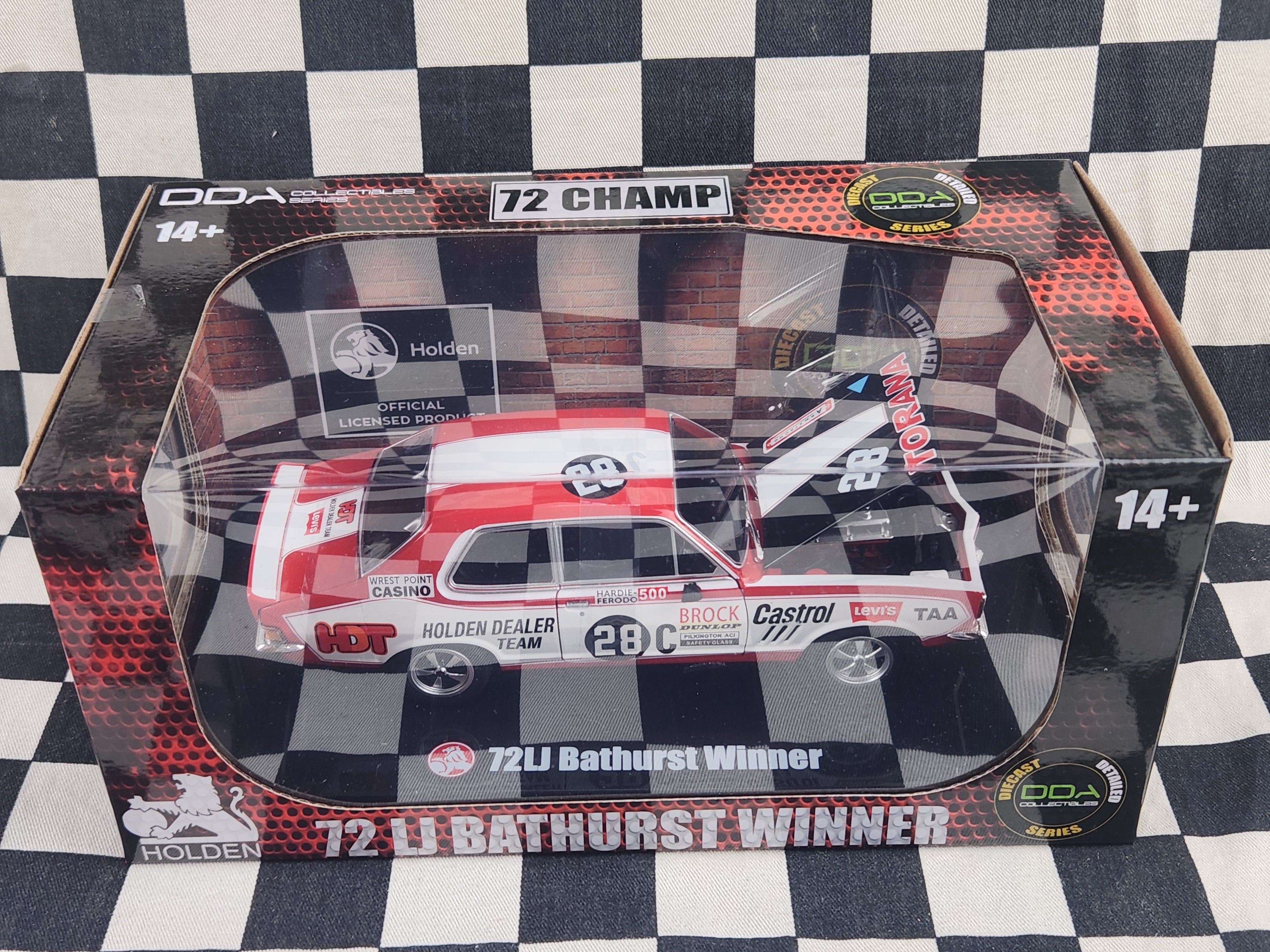 DDA 1:24 1972 Bathurst Winner Brock Holden LJ Torana GTR XU1