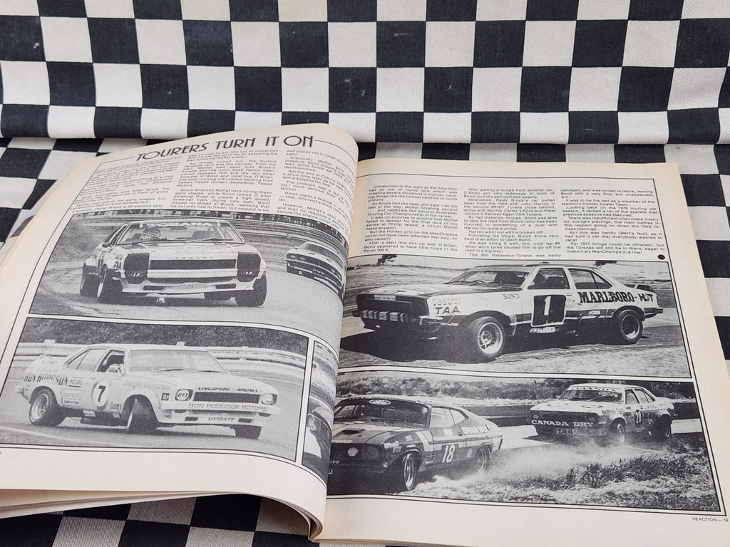 V8 Action Magazine 1977 FULL OF TORANA'S