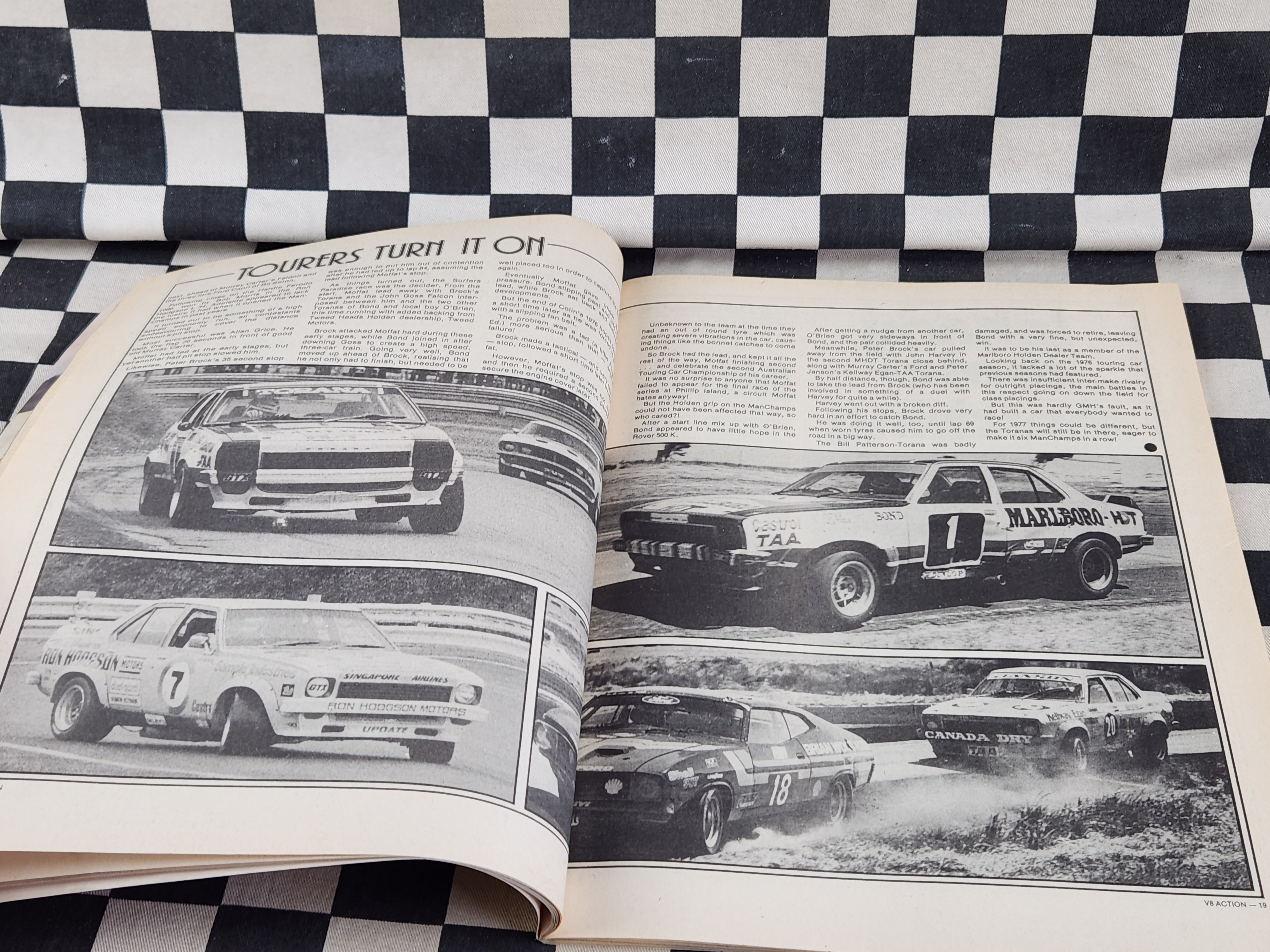 V8 Action Magazine 1977 FULL OF TORANA'S