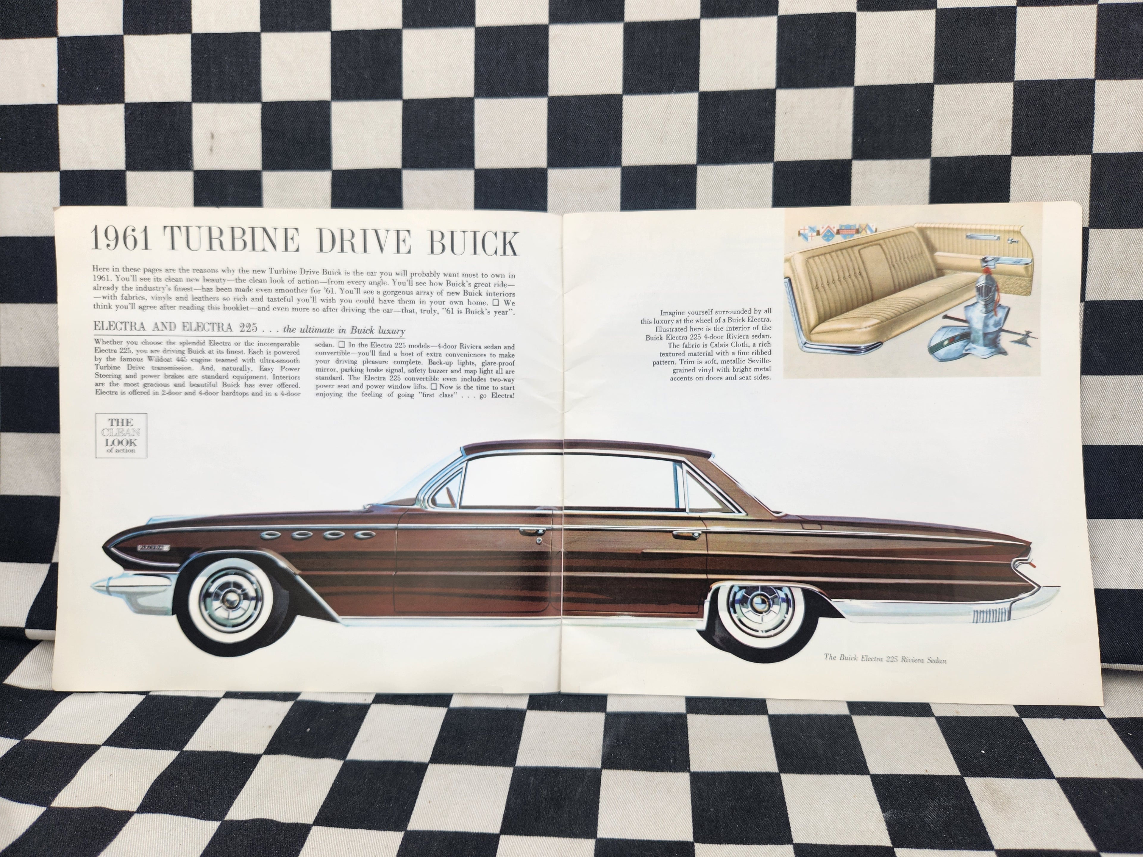 Genuine 1961 Buick Full Size Turbine Drive Sales Brochure