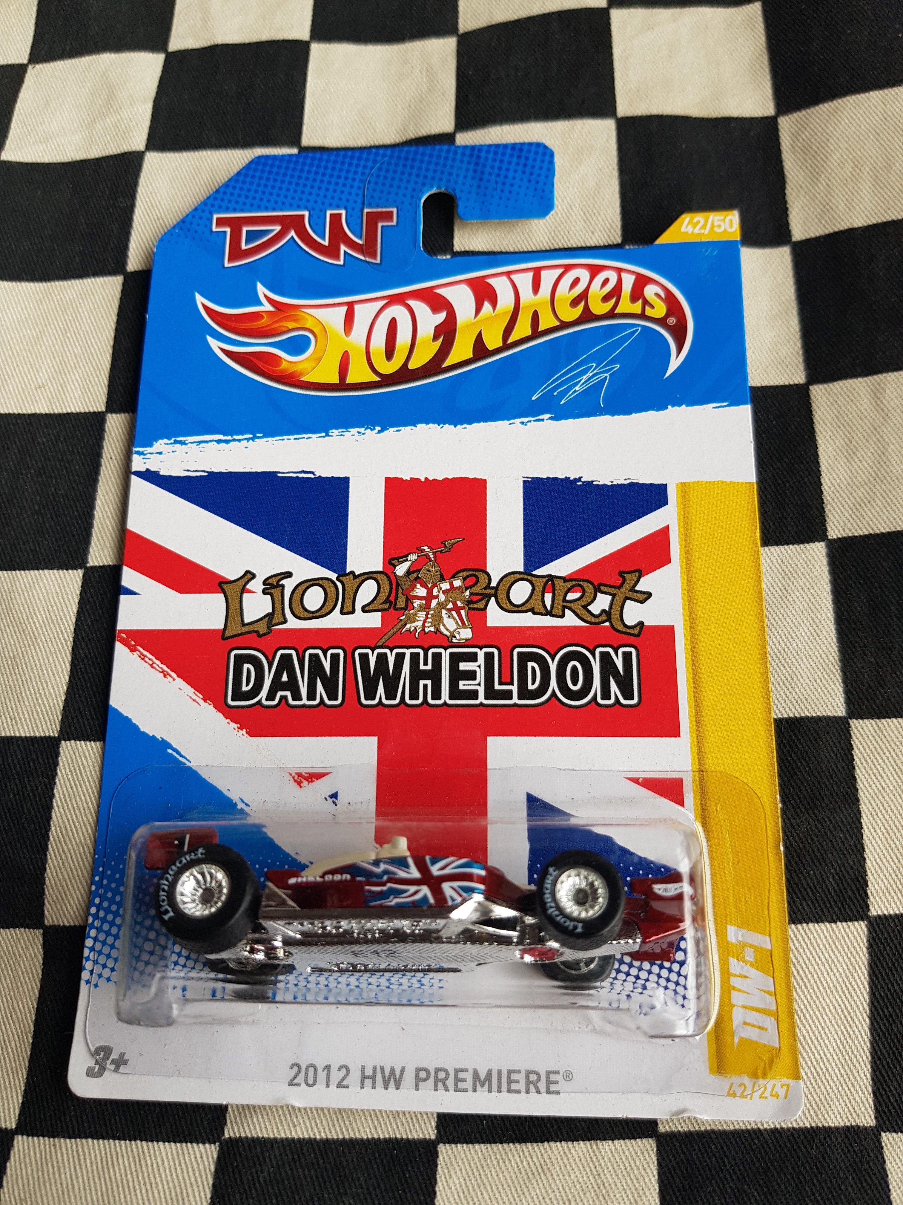 Hot Wheels 2012 First Edition Dan Wheldon  Real Riders