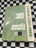 Chevrolet 1980 C20 / C30 Light Duty Truck Factory Workshop Manual