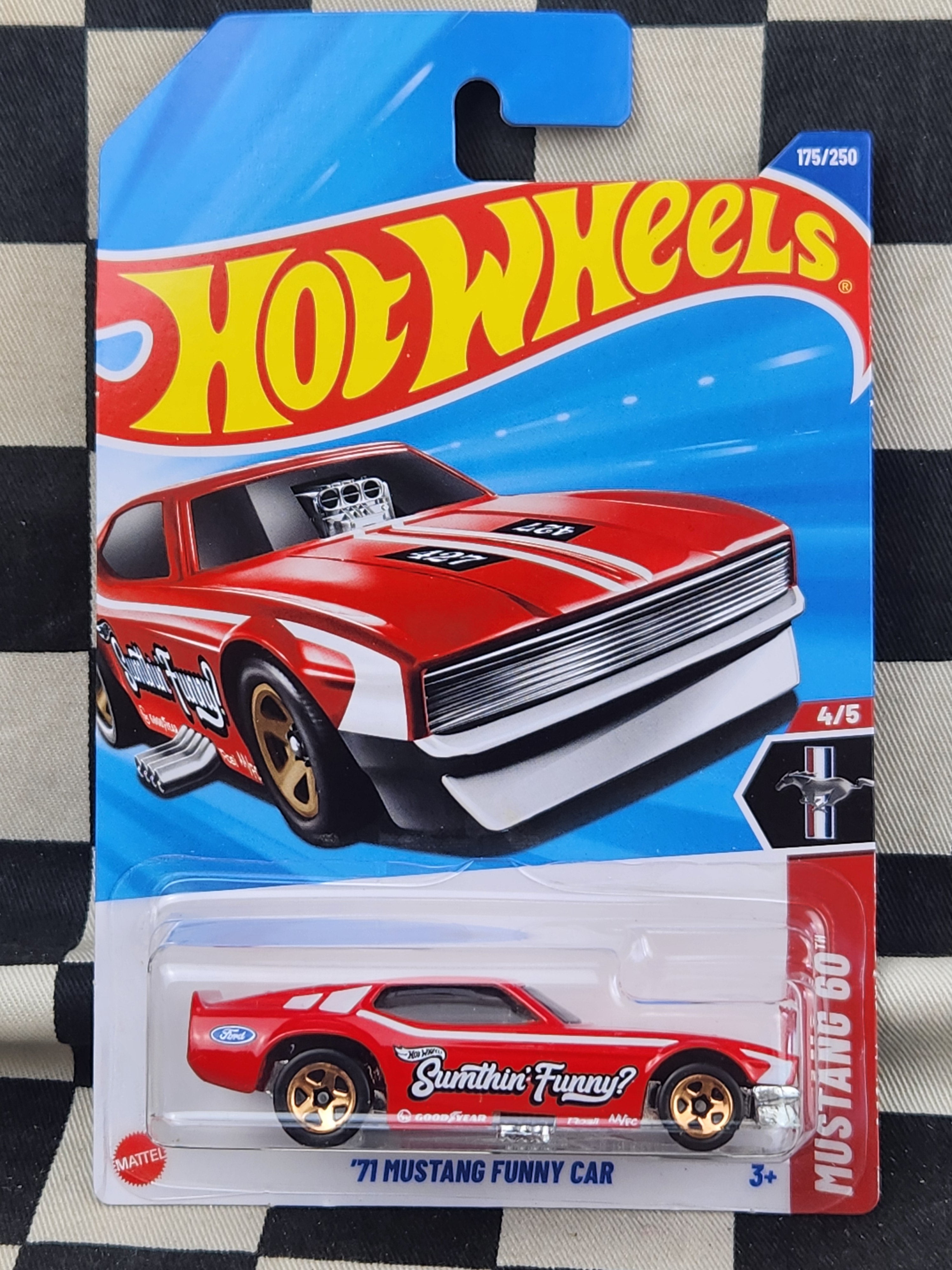 Hot Wheels 2025 Mustang 60th 71 Mustang Funny Car