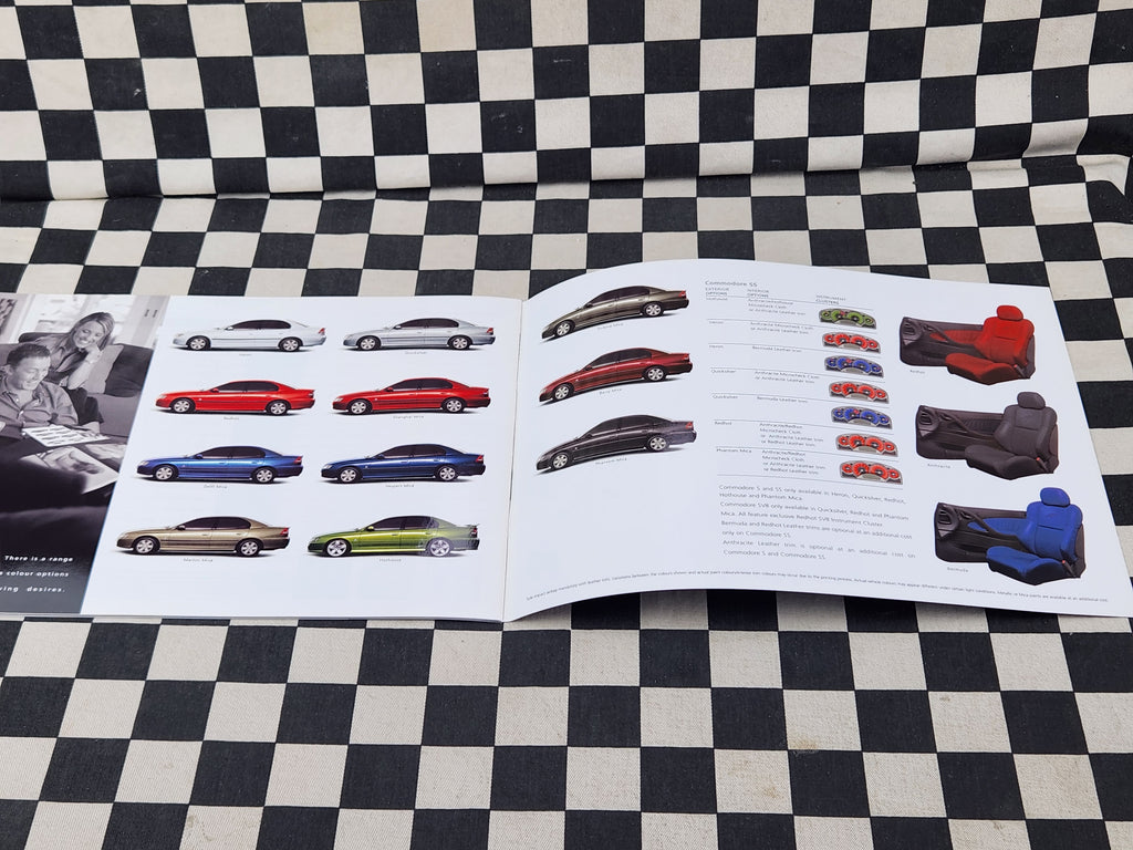 VY Holden Commodore Executive Acclaim SV6 SV8 SS Sales Brochure