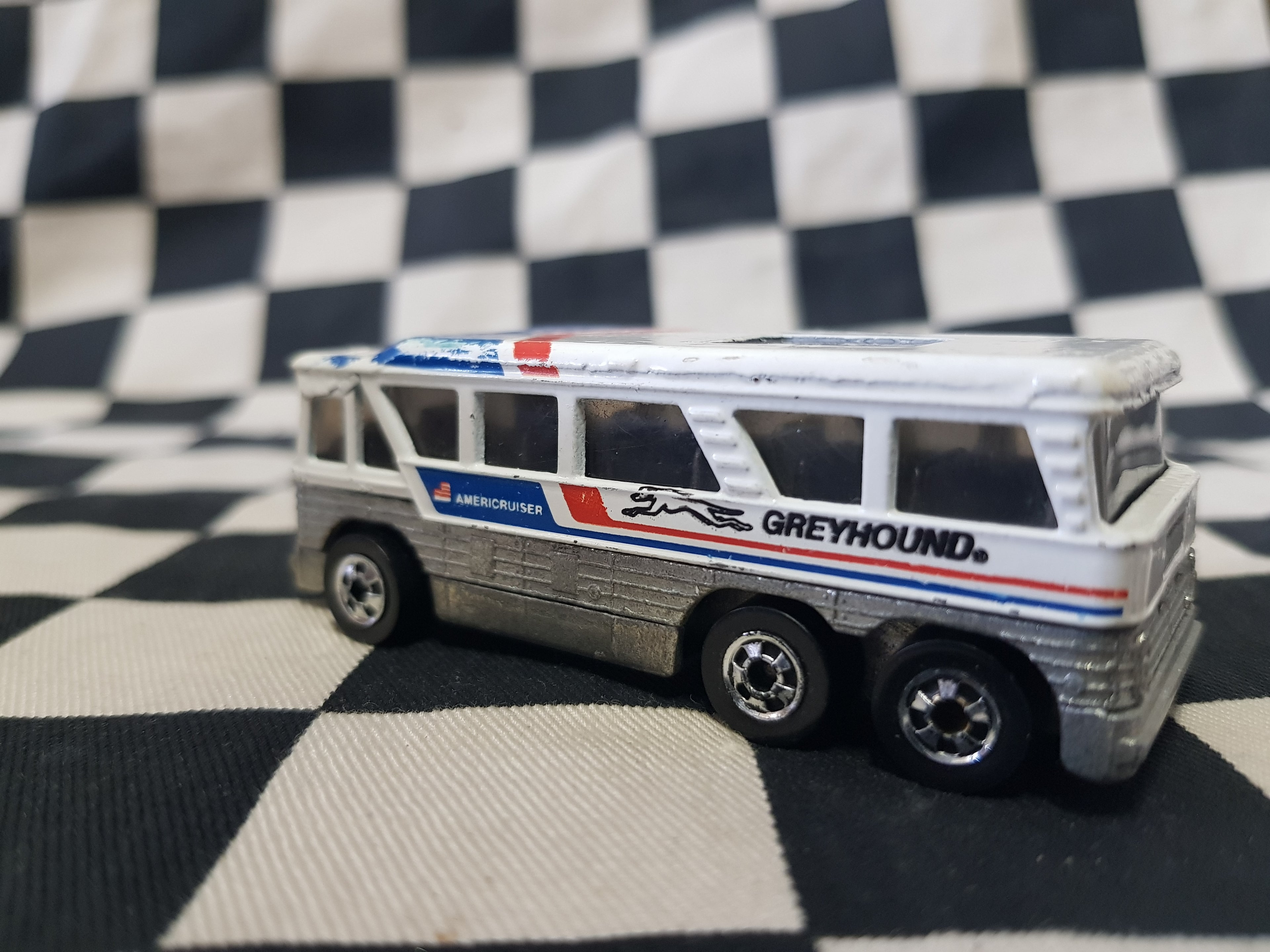 Vintage Loose Hot Wheels Greyhound Bus Blackwalls