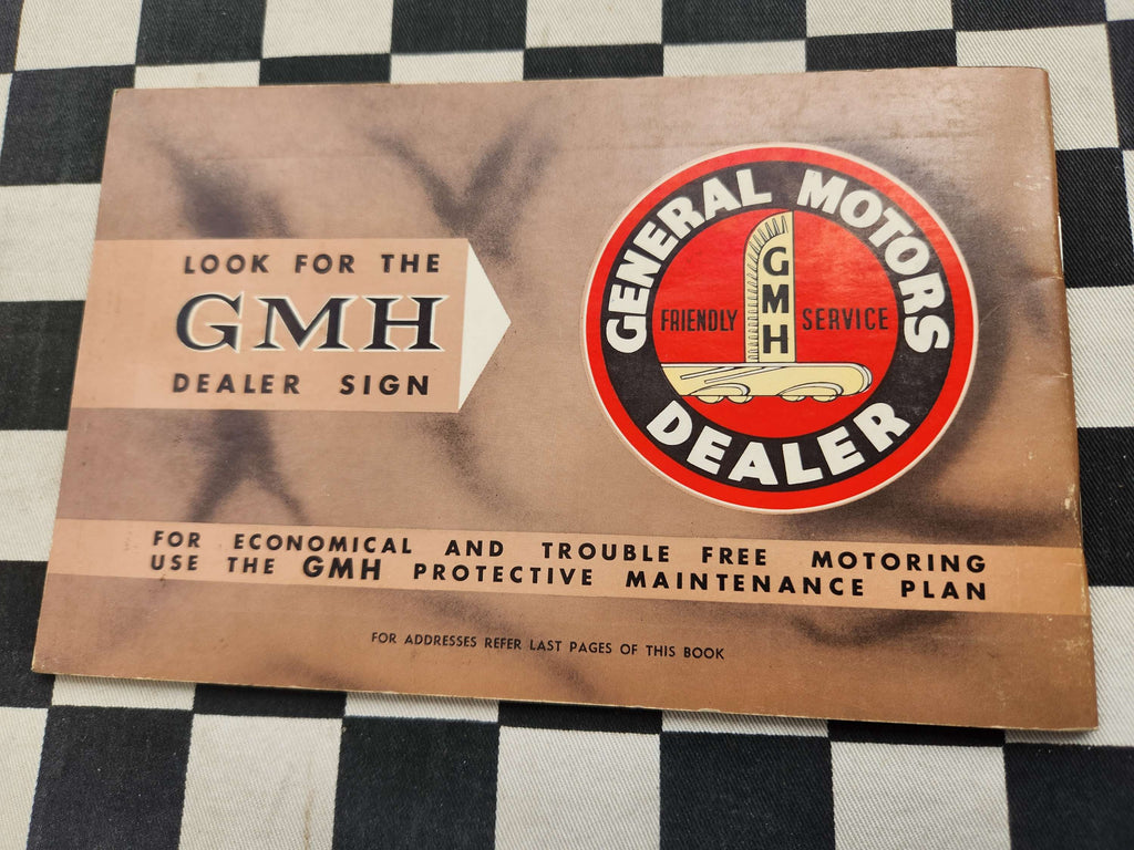 Mint! Holden Eh Glovebox Owners Manual