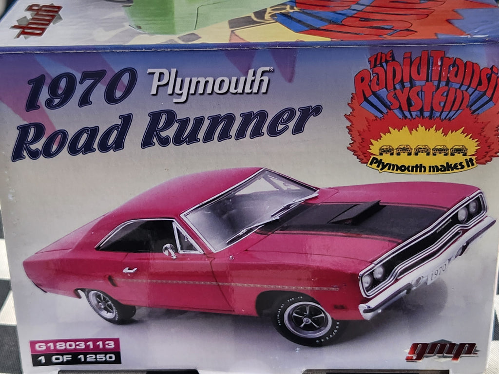 Rare 1/18 GMP 1970 Plymouth Road Runner RTS Rapid Transit System